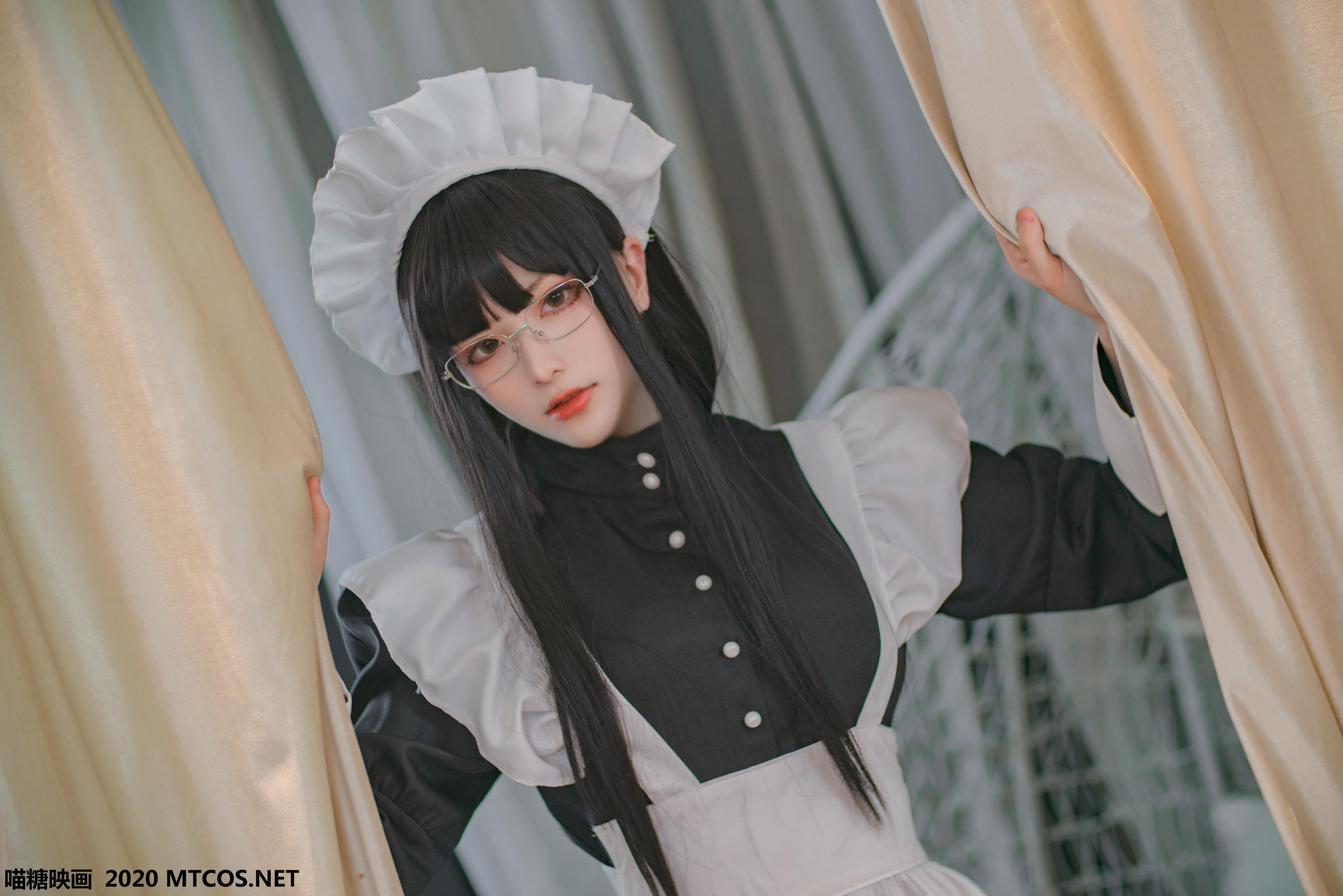 [喵糖映画] VOL.120 女仆眼镜娘[36P／395M]_第1集