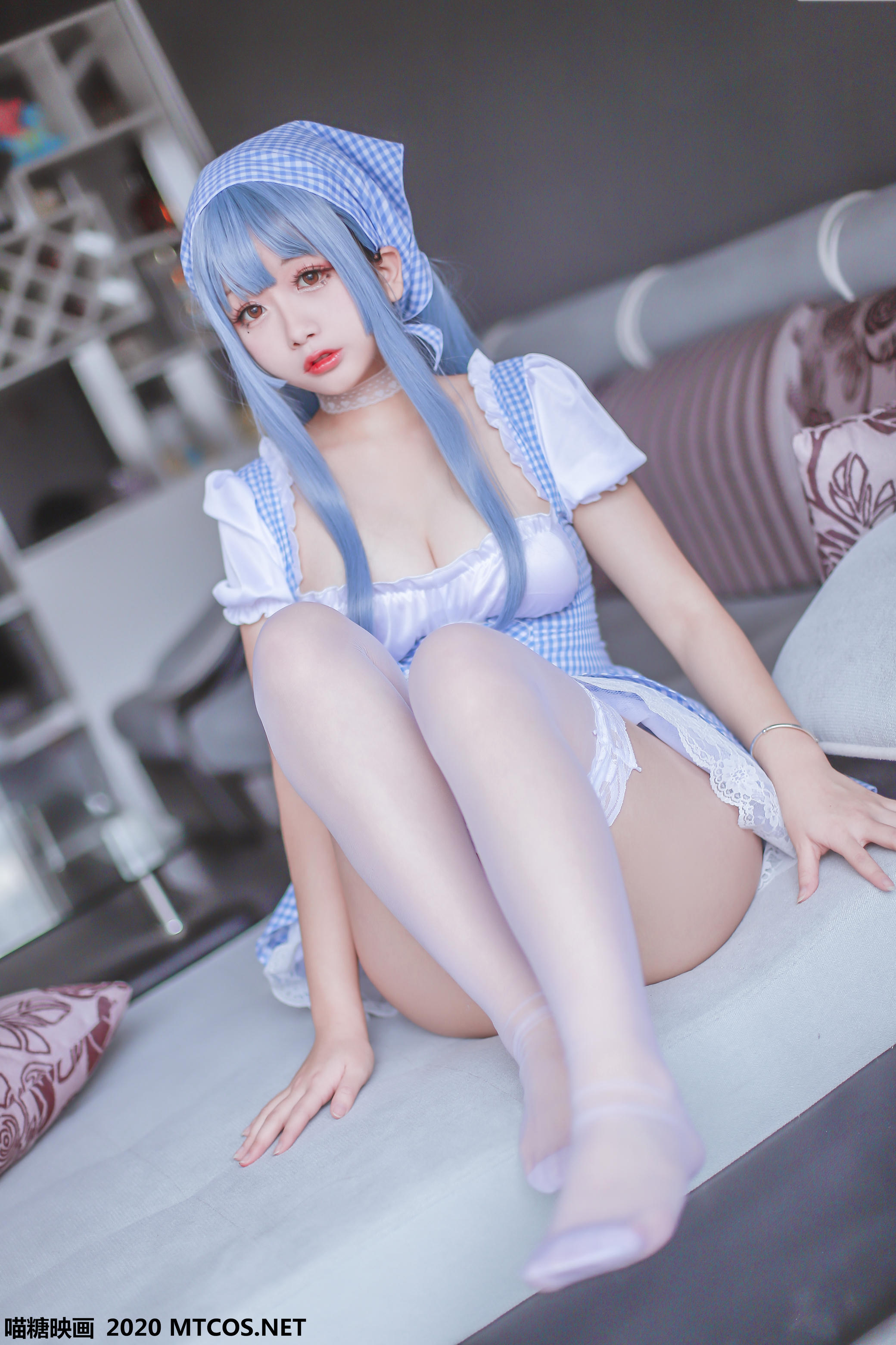 [喵糖映画] VOL.122 蓝色女仆[43P／592M]_第1集