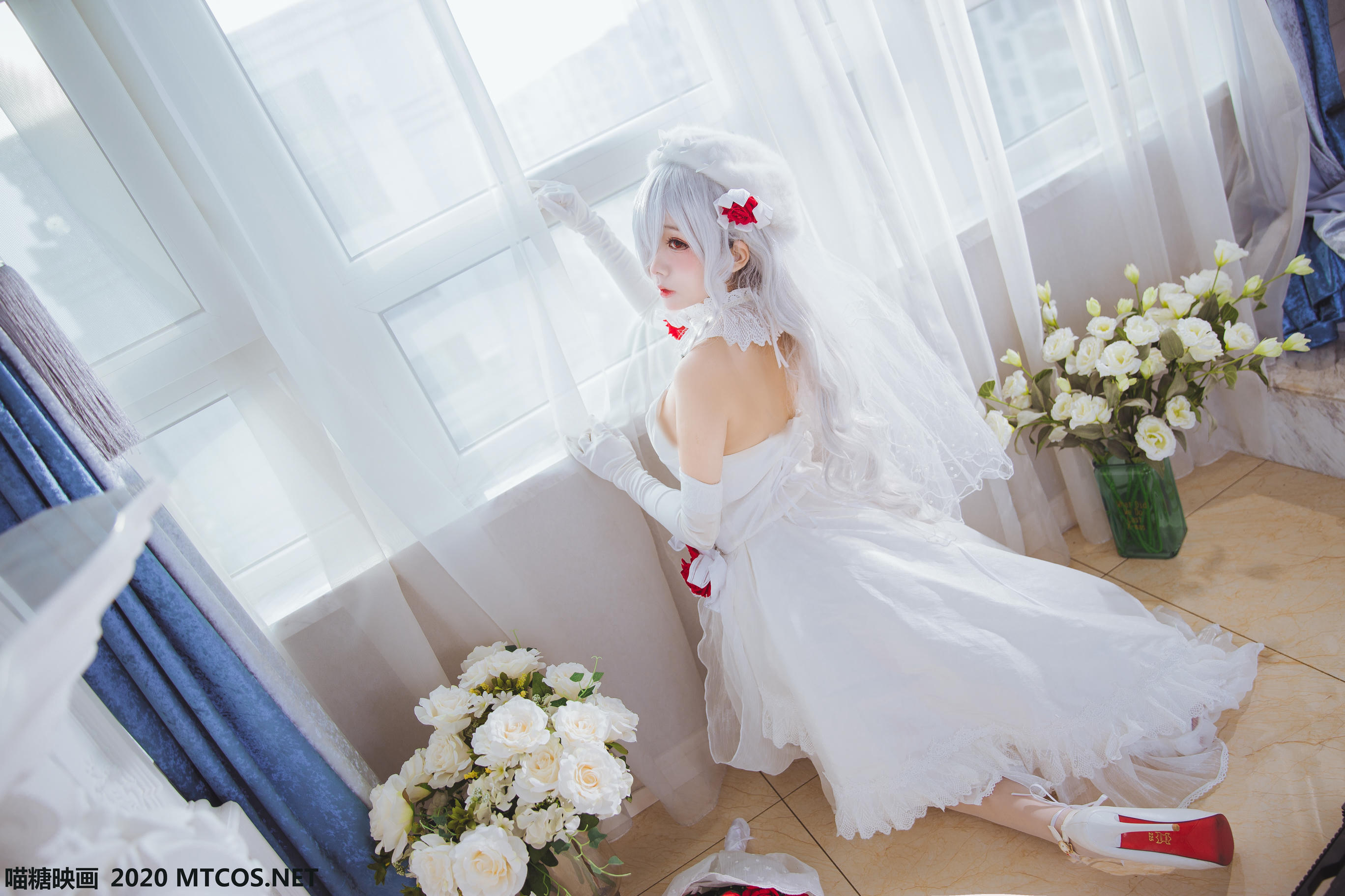 [喵糖映画] VOL.123 花嫁COS[40P／479M]_第1集