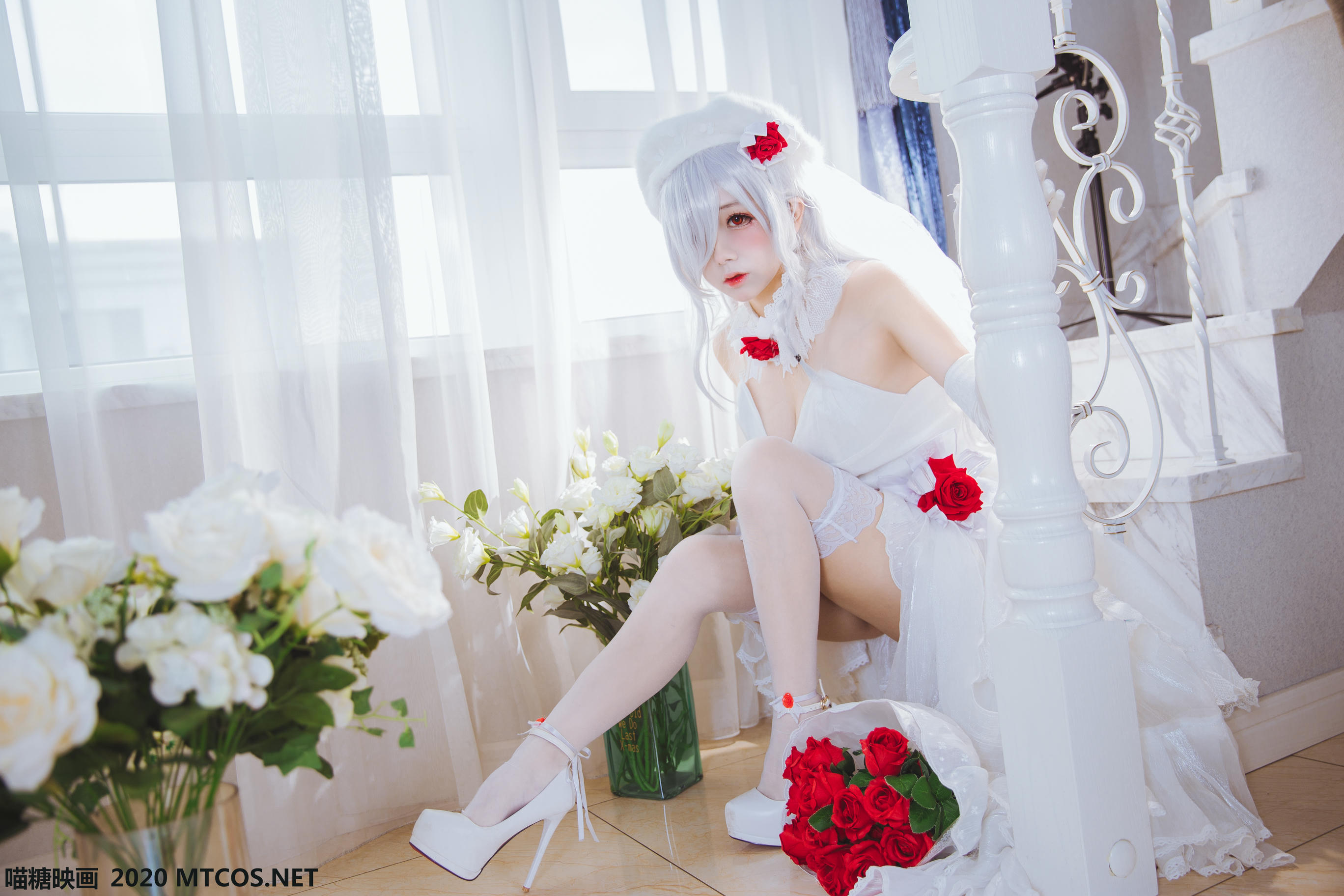 [喵糖映画] VOL.123 花嫁COS[40P／479M]_第1集