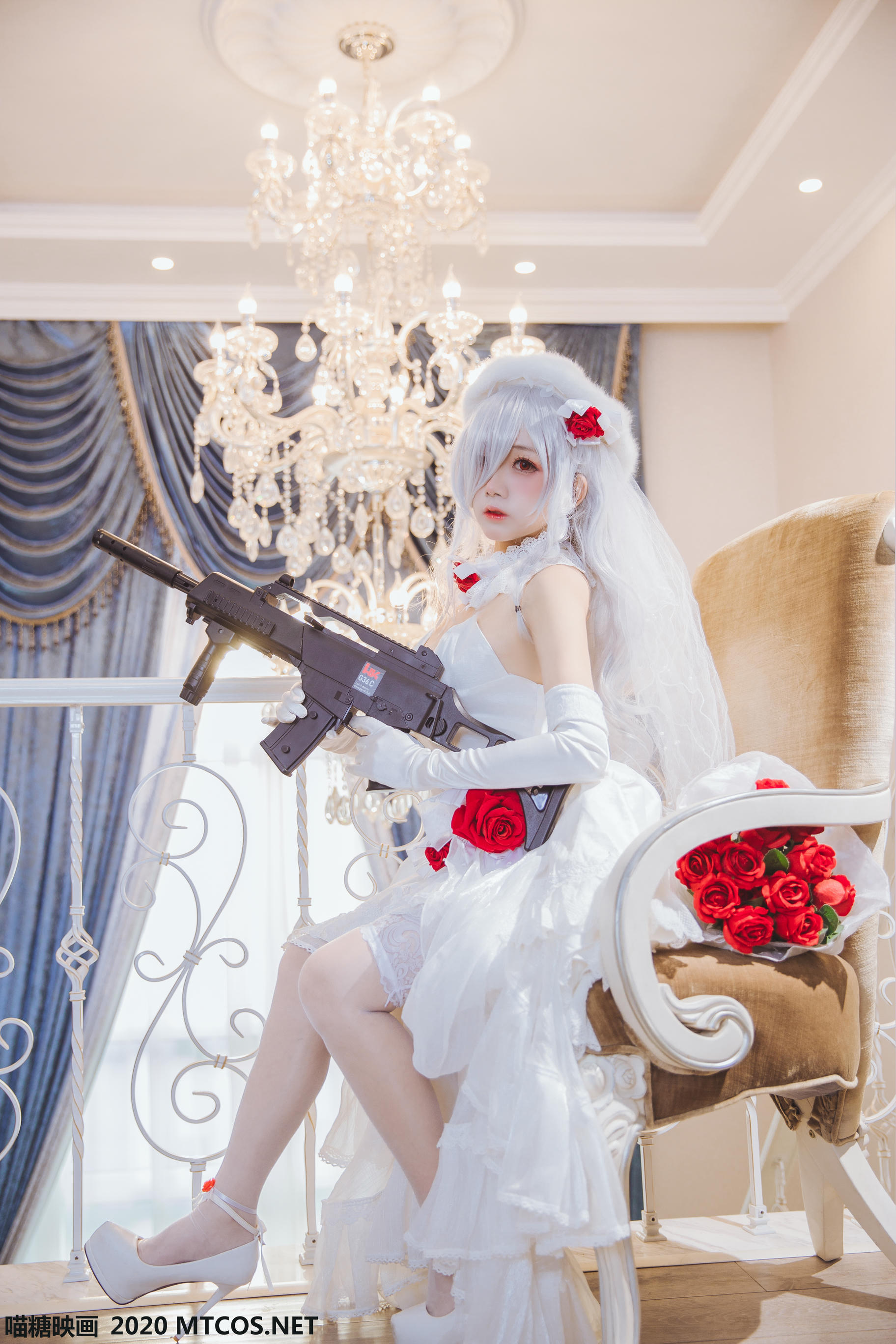 [喵糖映画] VOL.123 花嫁COS[40P／479M]_第1集