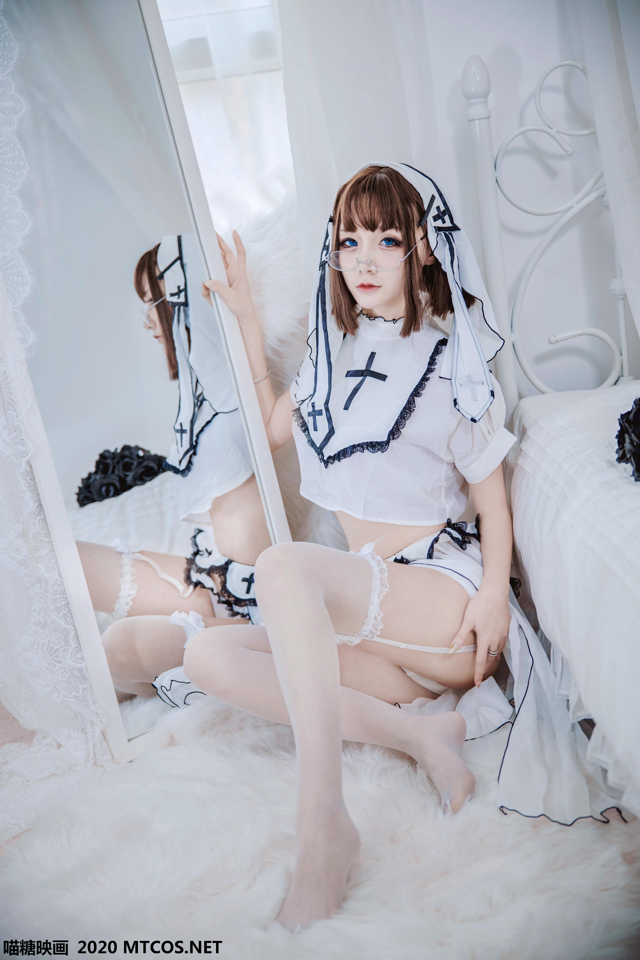 [喵糖映画] VOL.131 白色修女[40P／540M]_第1集