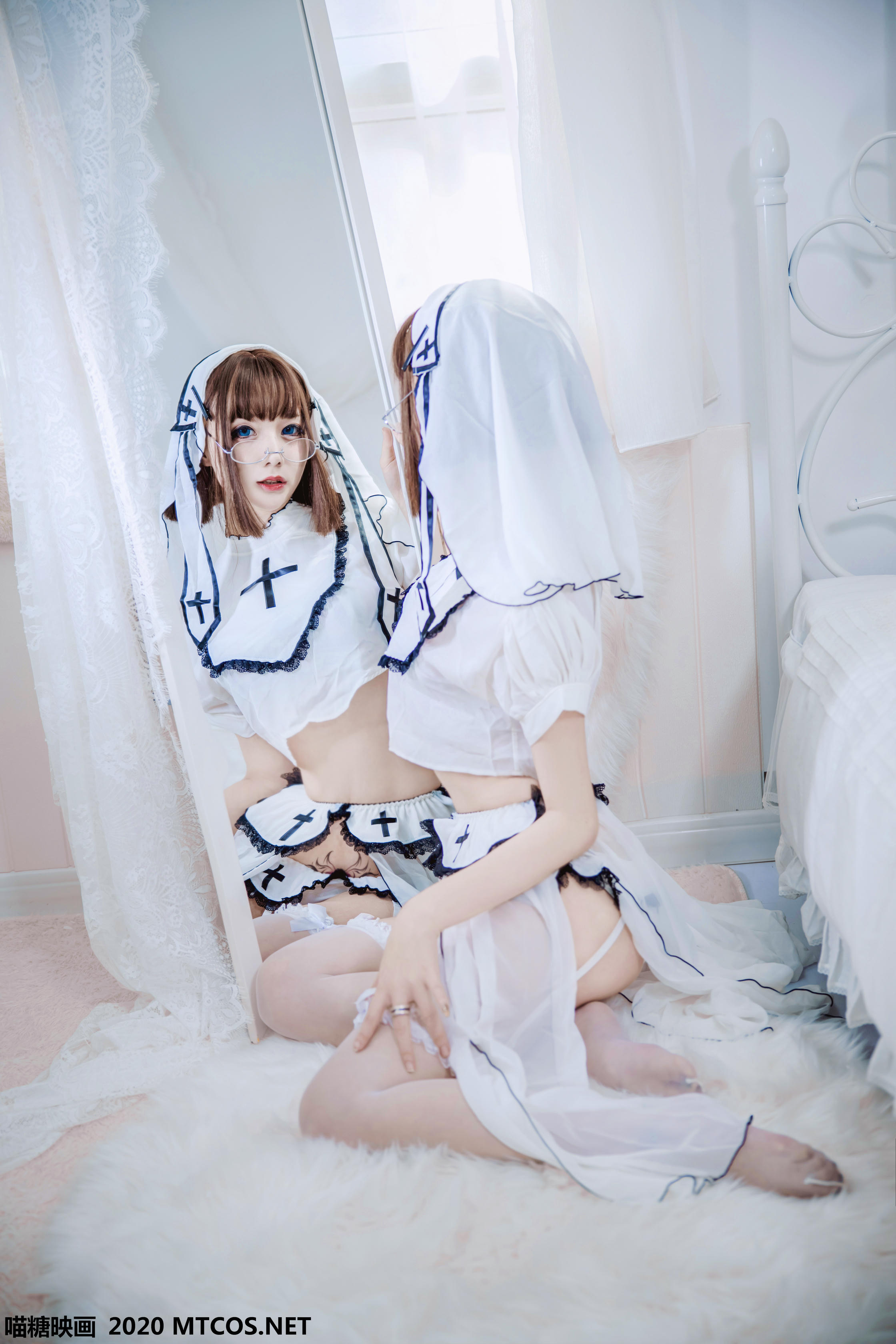 [喵糖映画] VOL.131 白色修女[40P／540M]_第1集