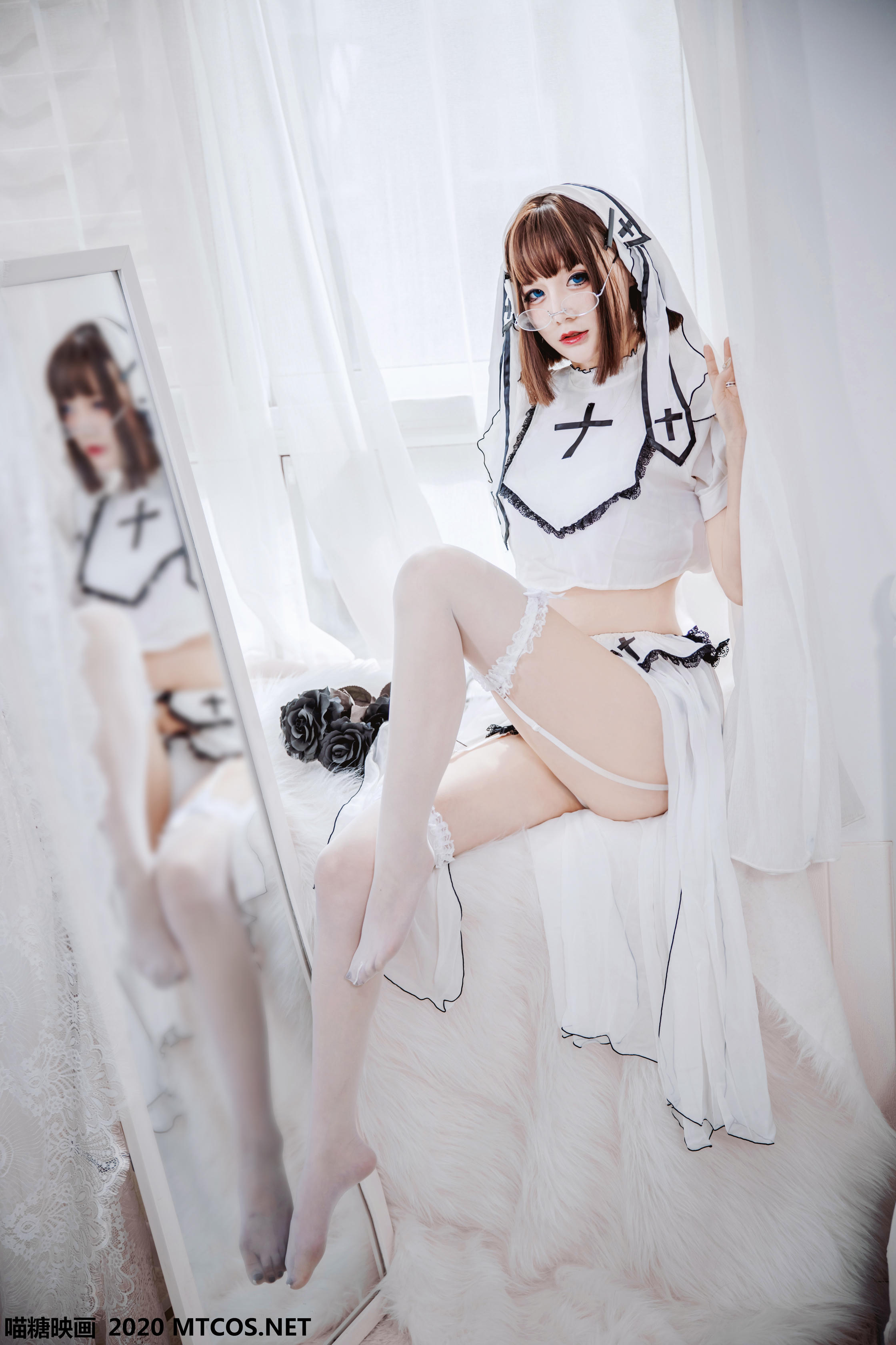 [喵糖映画] VOL.131 白色修女[40P／540M]_第2集