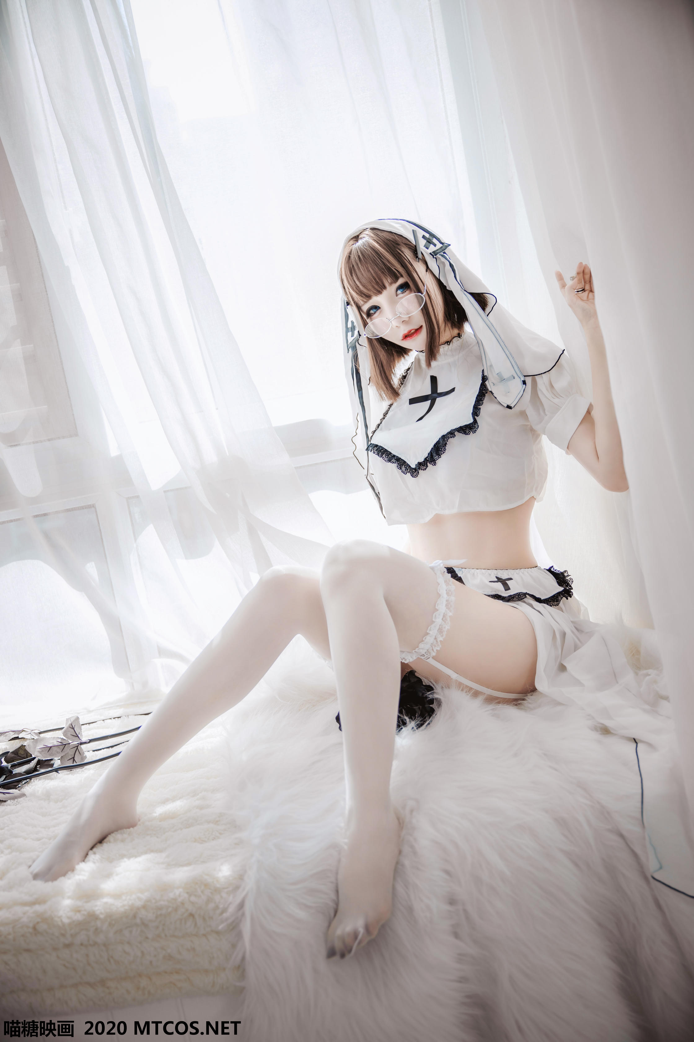 [喵糖映画] VOL.131 白色修女[40P／540M]_第2集