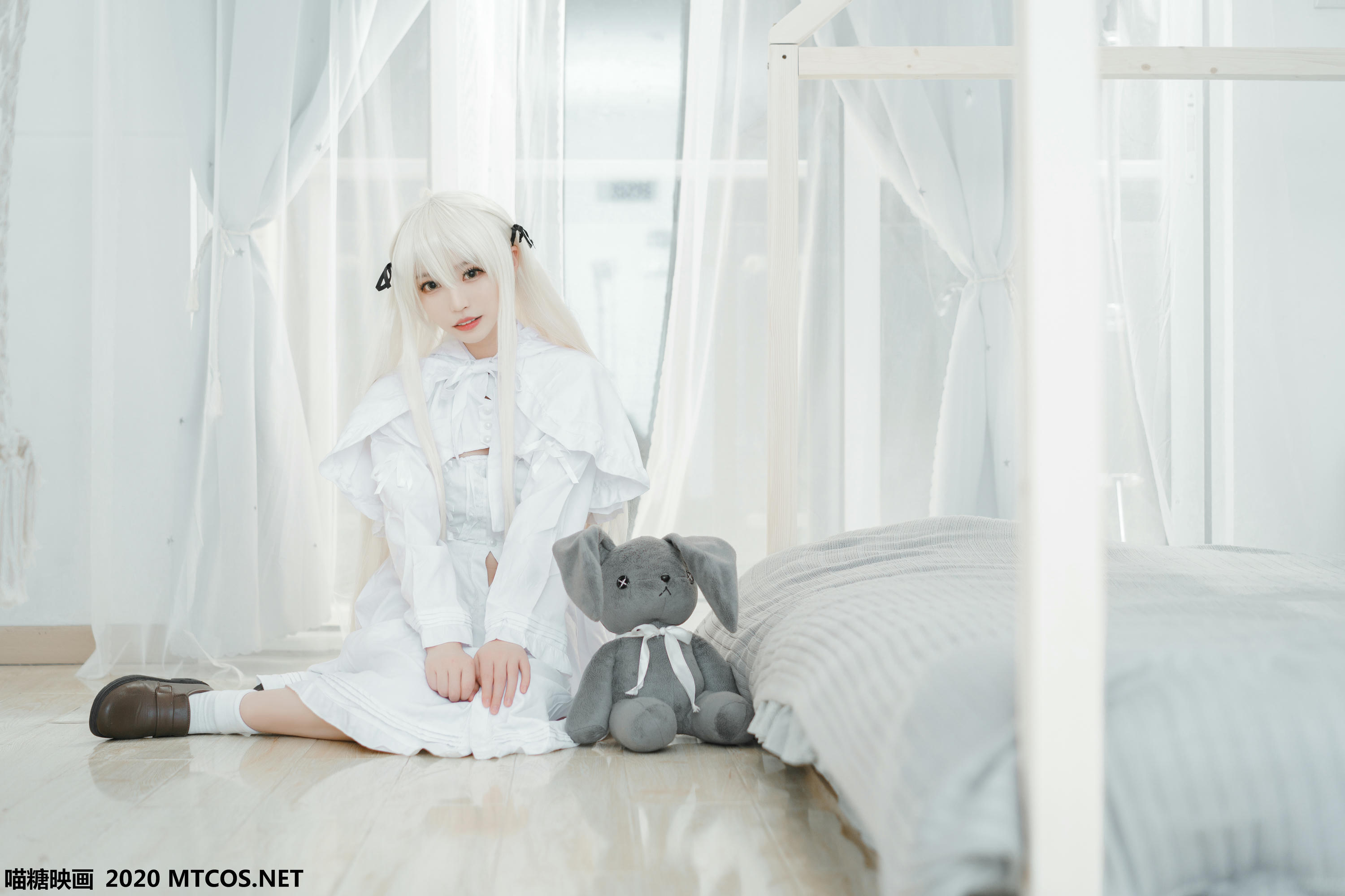 [喵糖映画] VOL.140 白裙裸腿[30P／282M]_第1集