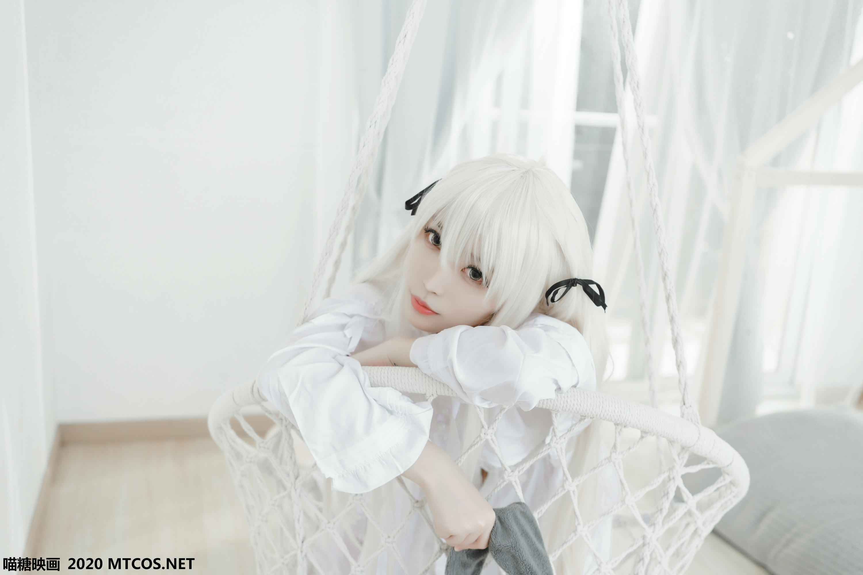 [喵糖映画] VOL.140 白裙裸腿[30P／282M]_第1集