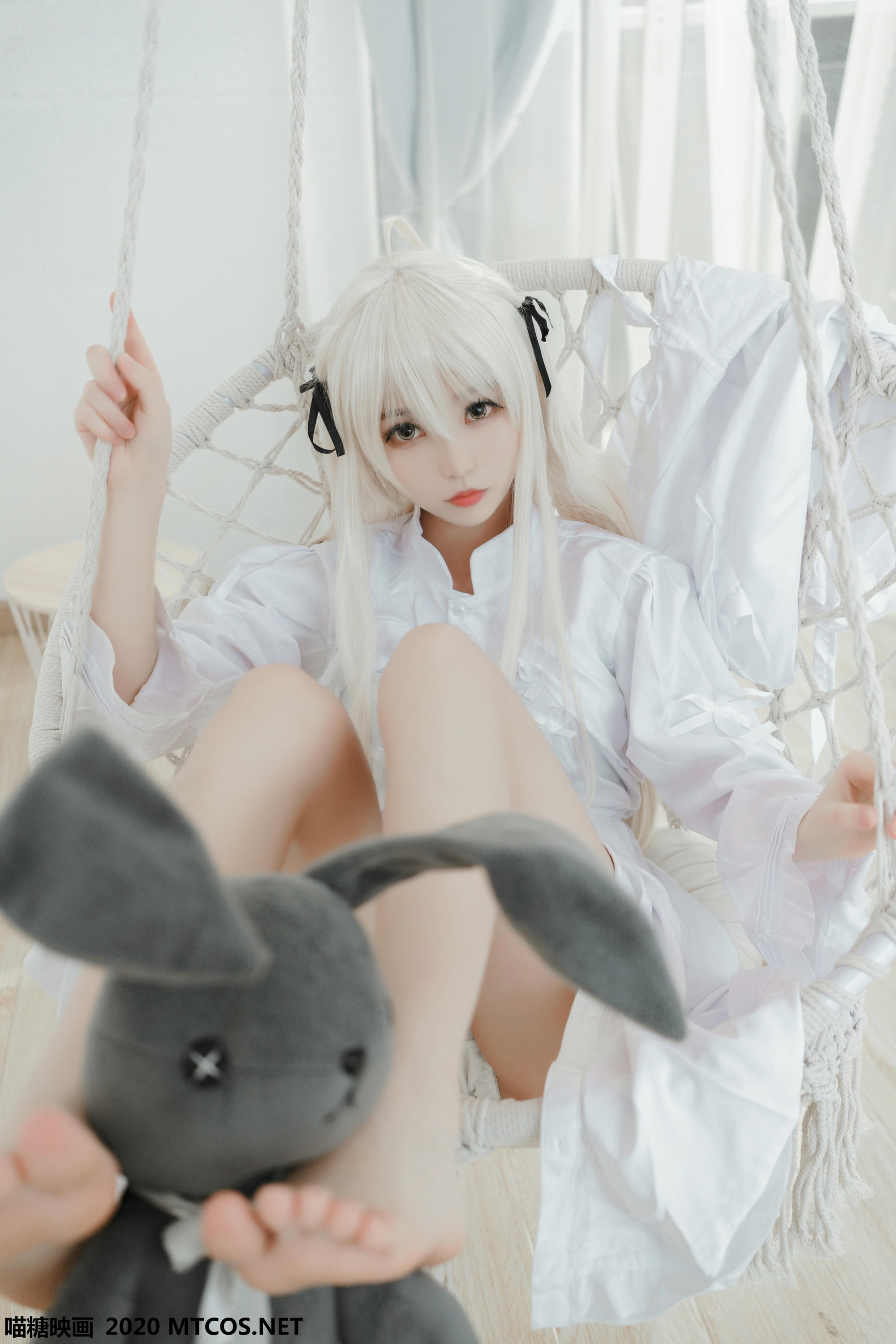 [喵糖映画] VOL.140 白裙裸腿[30P／282M]_第2集