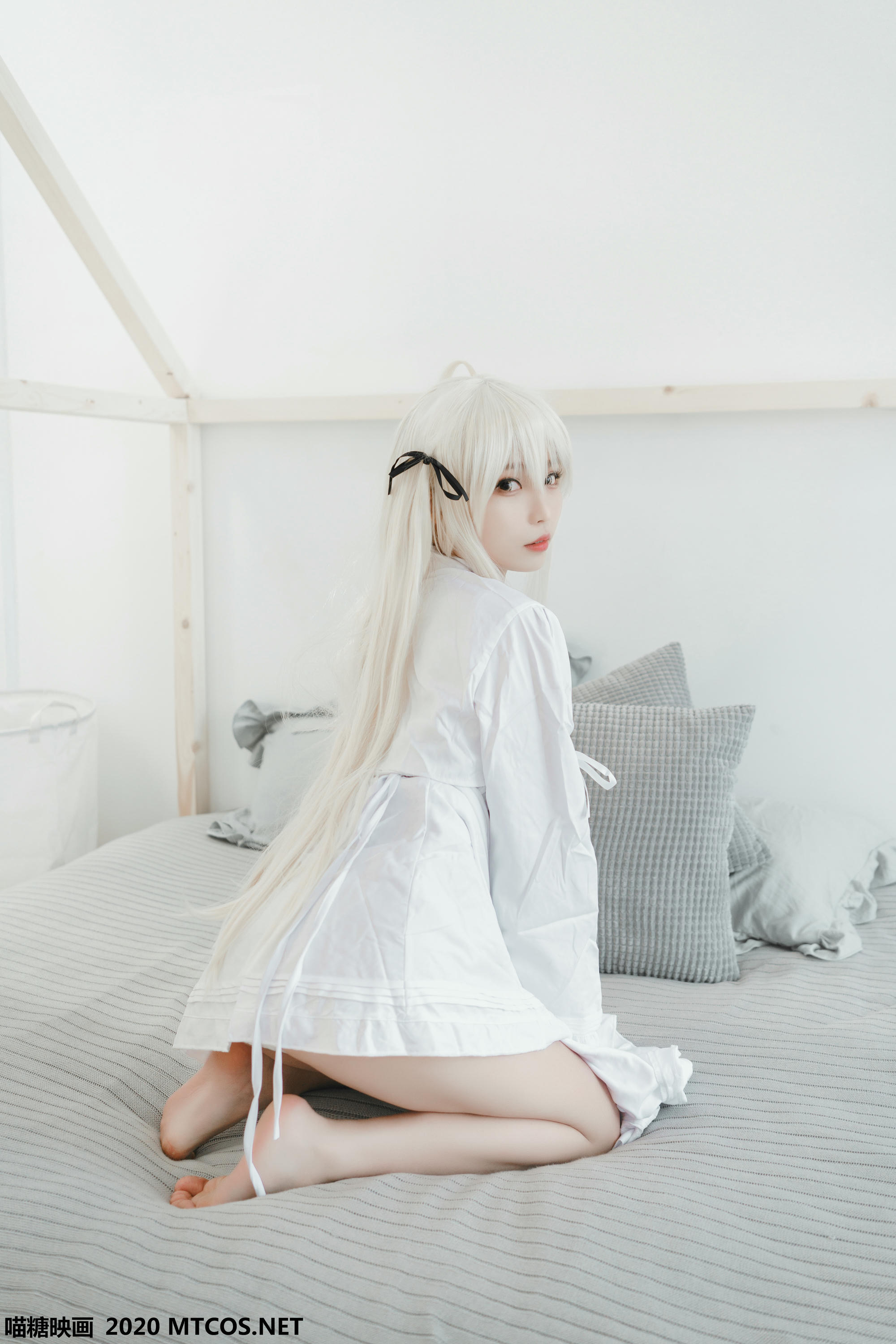 [喵糖映画] VOL.140 白裙裸腿[30P／282M]_第2集