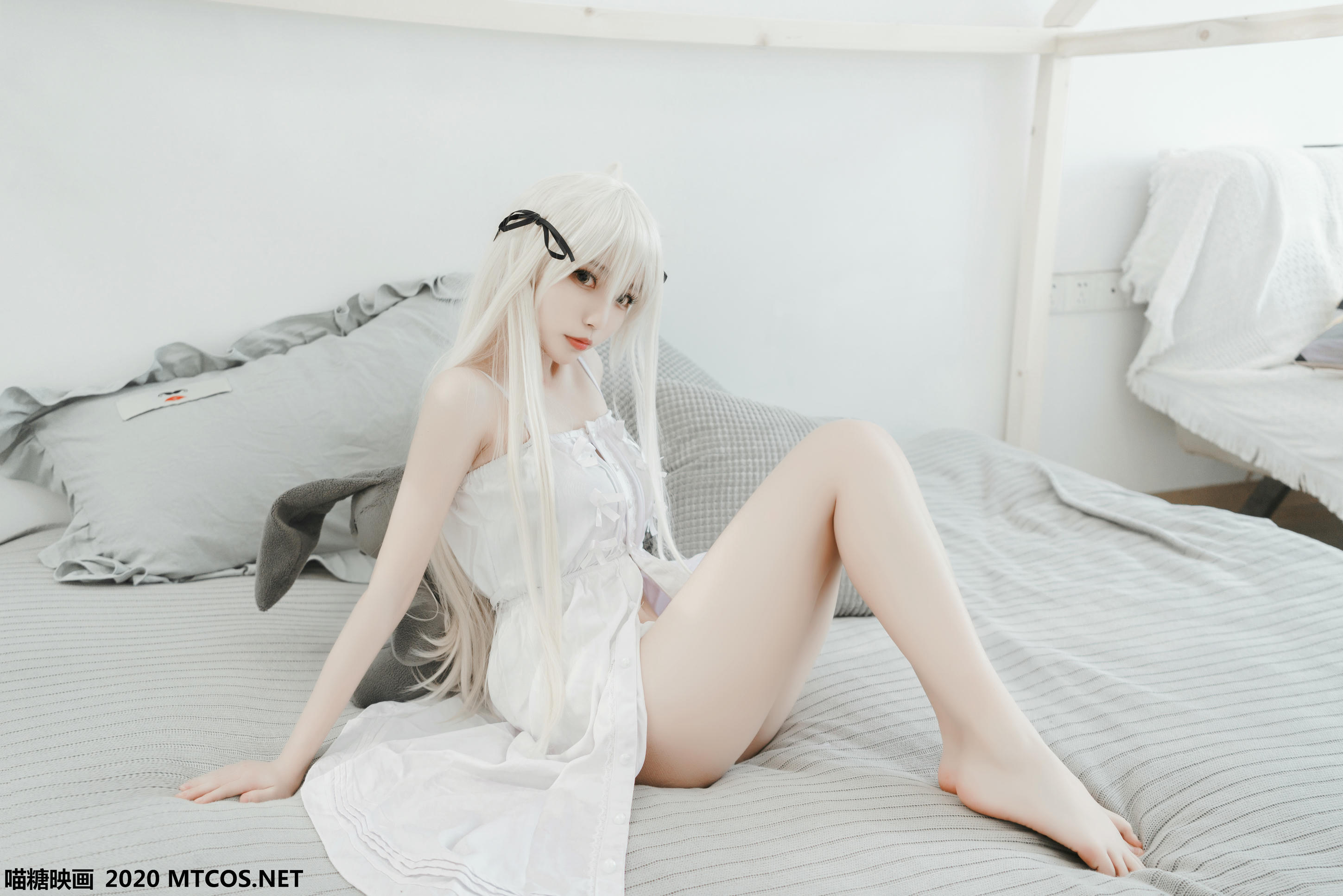 [喵糖映画] VOL.140 白裙裸腿[30P／282M]_第2集