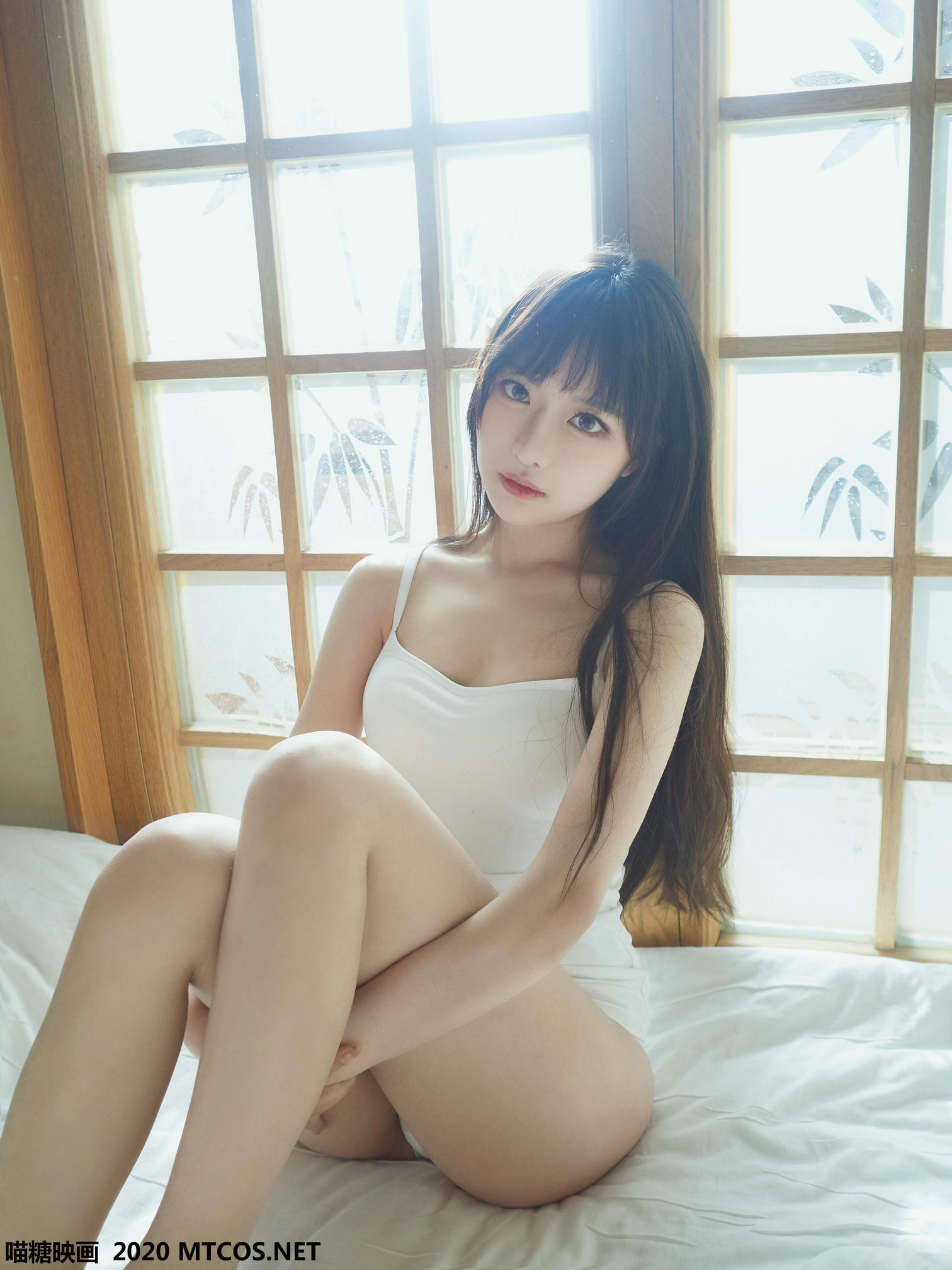 [喵糖映画] VOL.143 日系白T私房[35P／180M]_第1集