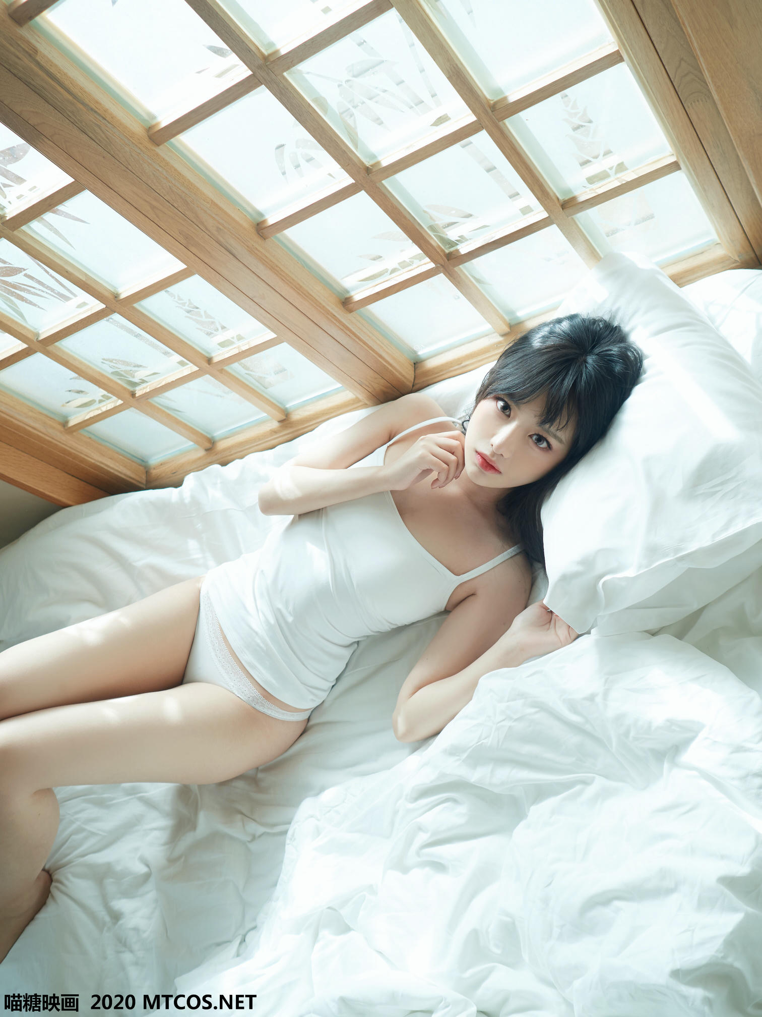 [喵糖映画] VOL.143 日系白T私房[35P／180M]_第1集