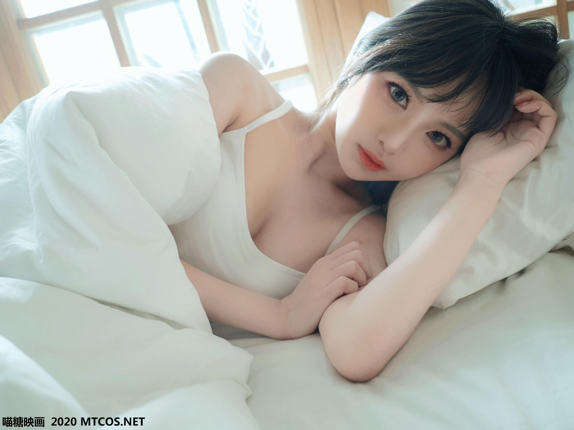 [喵糖映画] VOL.143 日系白T私房[35P／180M]_第2集