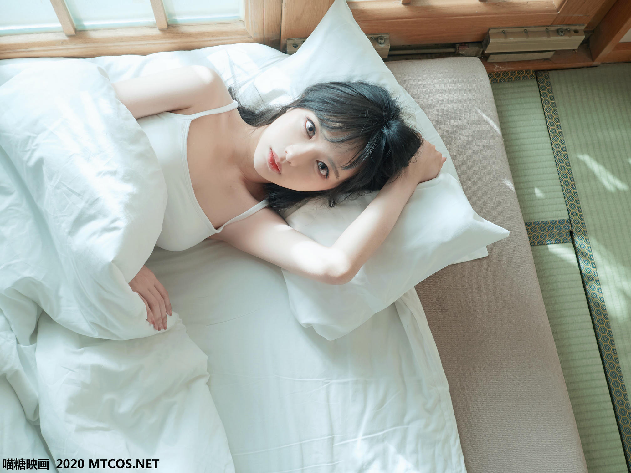 [喵糖映画] VOL.143 日系白T私房[35P／180M]_第2集