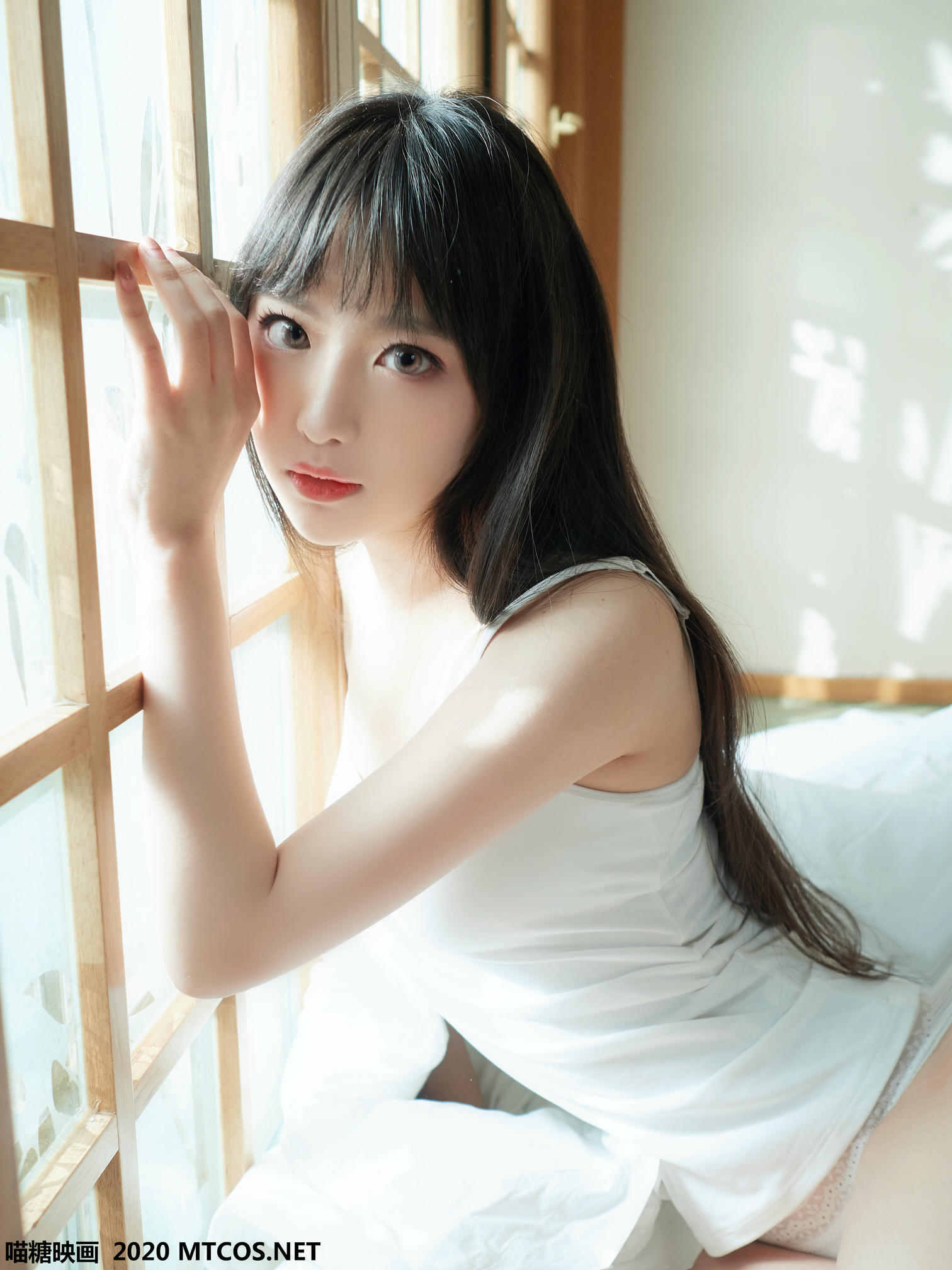 [喵糖映画] VOL.143 日系白T私房[35P／180M]_第1集