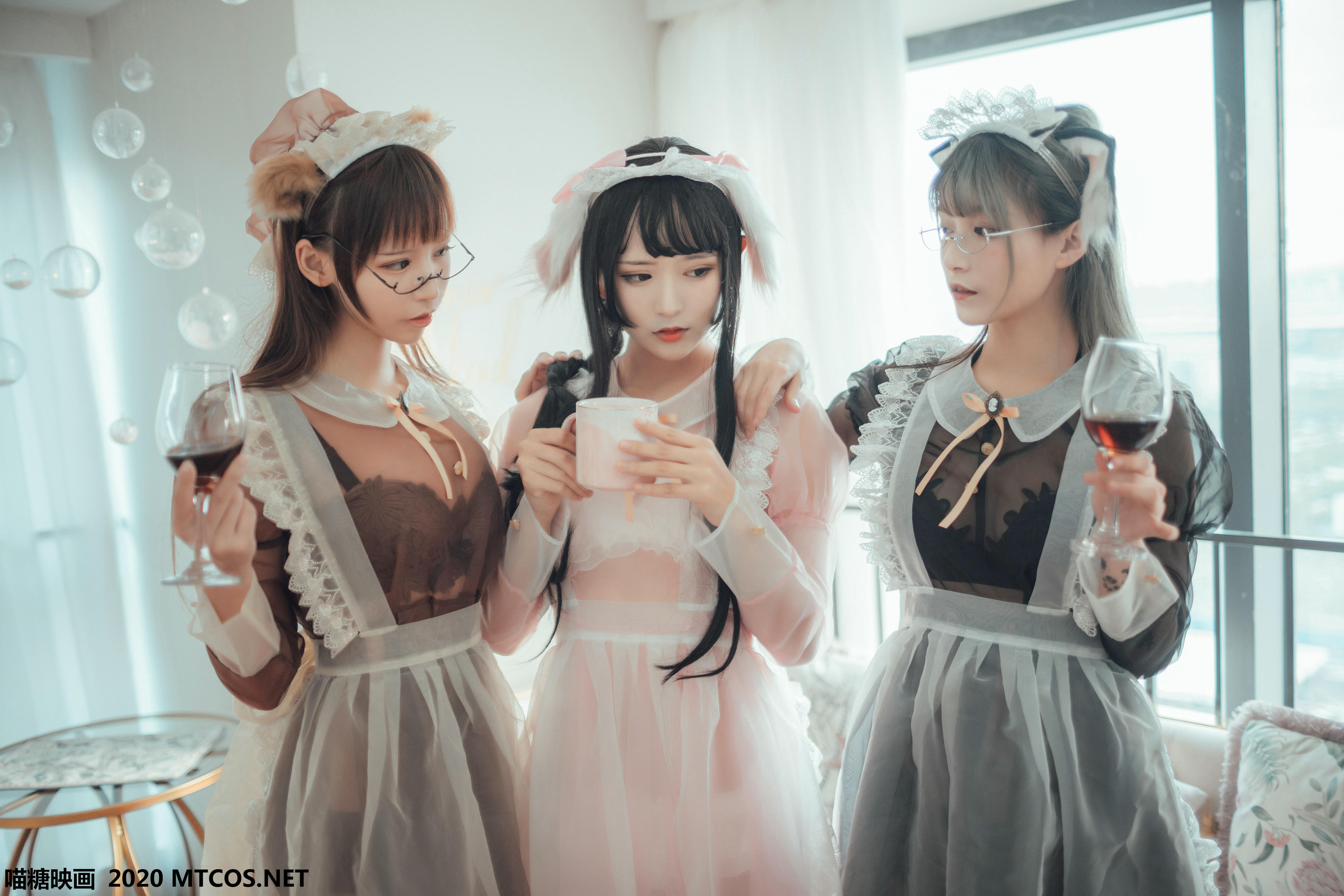 [喵糖映画] VOL.146 三人女仆[33P／430M]_第2集