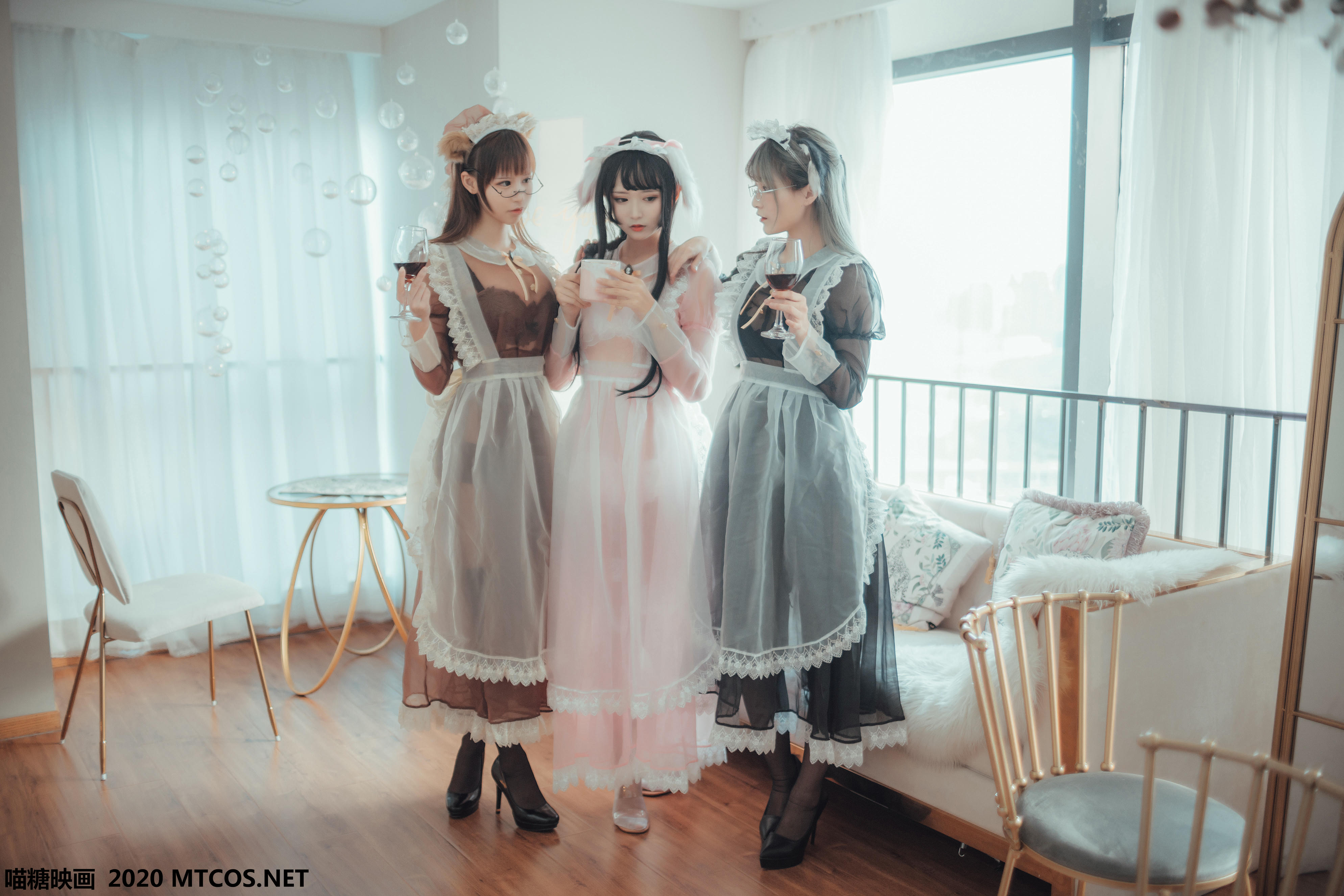 [喵糖映画] VOL.146 三人女仆[33P／430M]_第2集