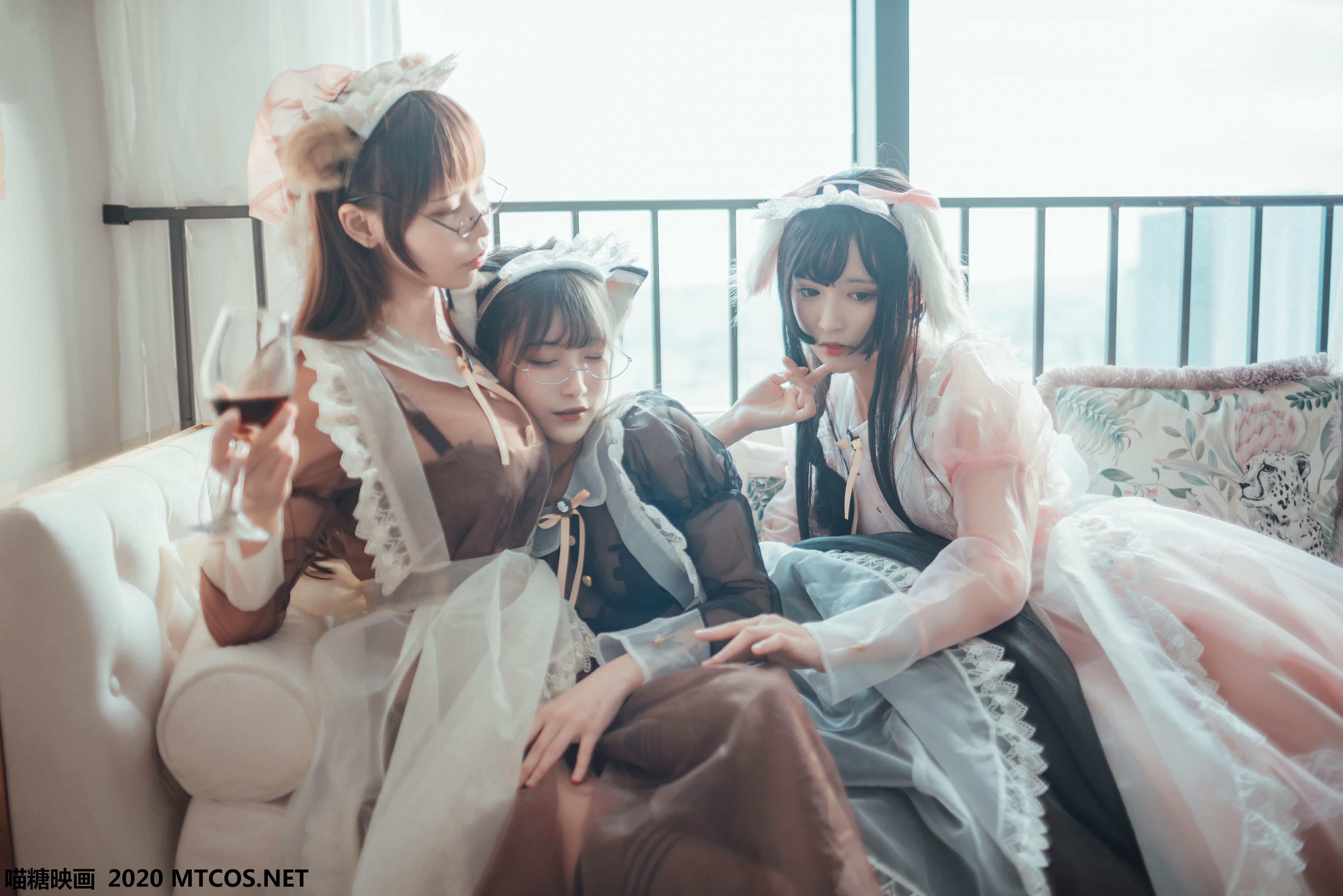 [喵糖映画] VOL.146 三人女仆[33P／430M]_第2集