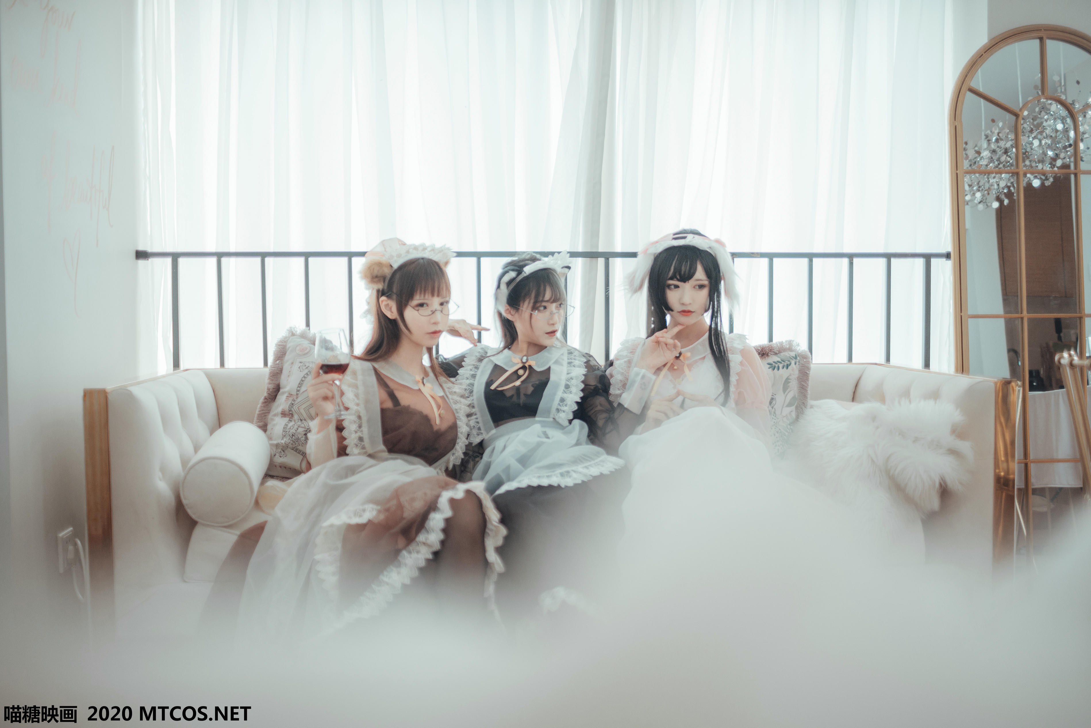 [喵糖映画] VOL.146 三人女仆[33P／430M]_第2集