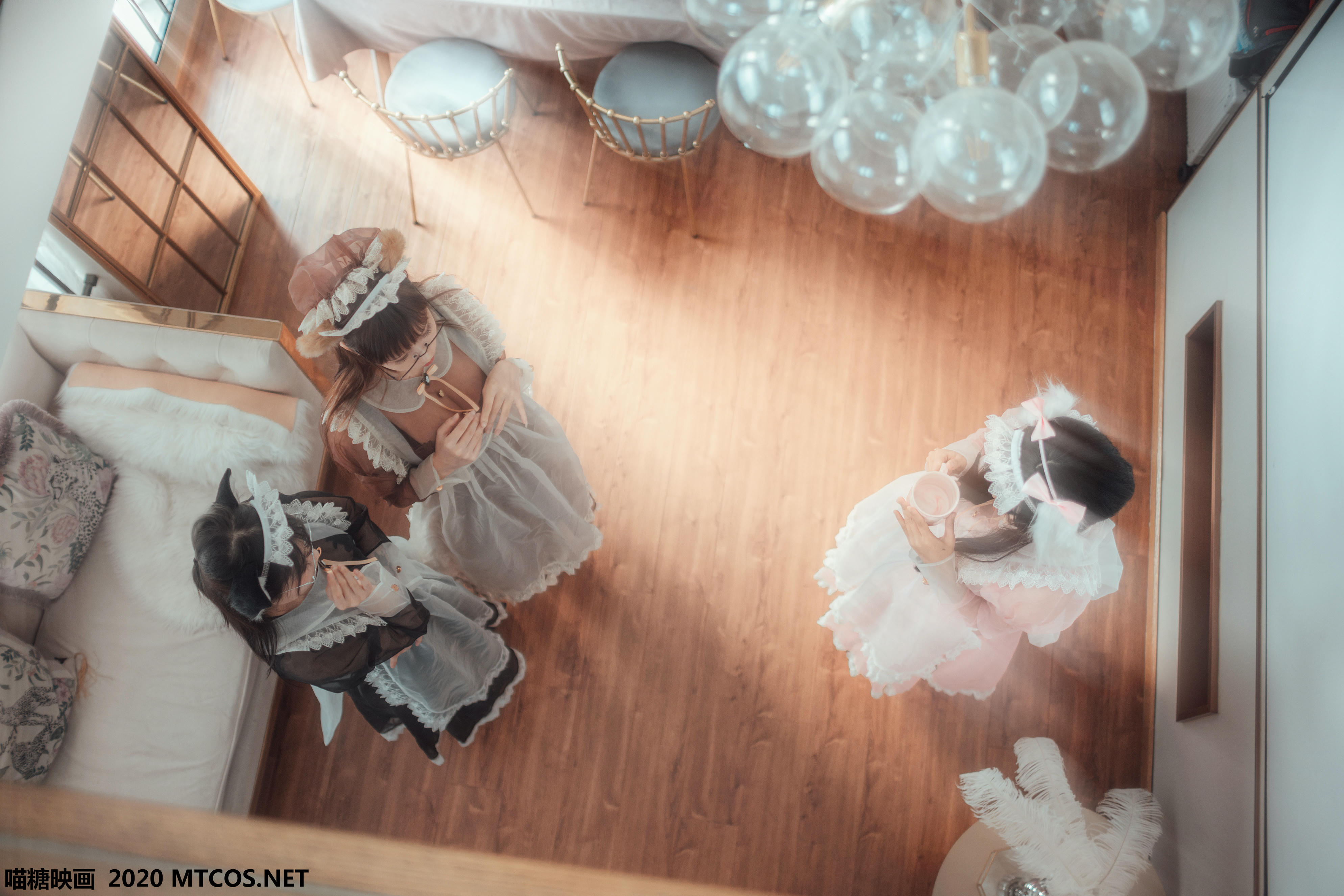 [喵糖映画] VOL.146 三人女仆[33P／430M]_第2集