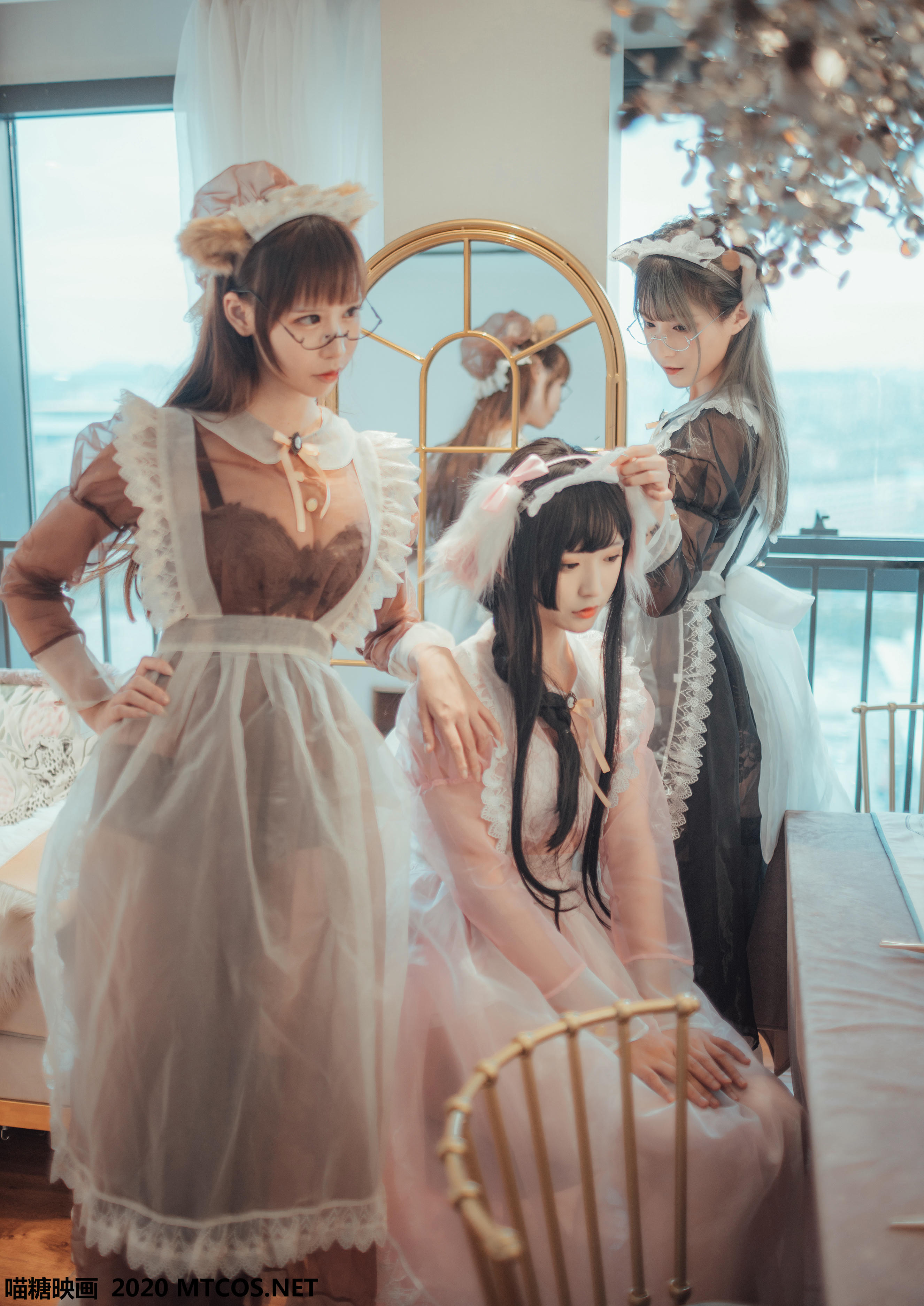 [喵糖映画] VOL.146 三人女仆[33P／430M]_第2集