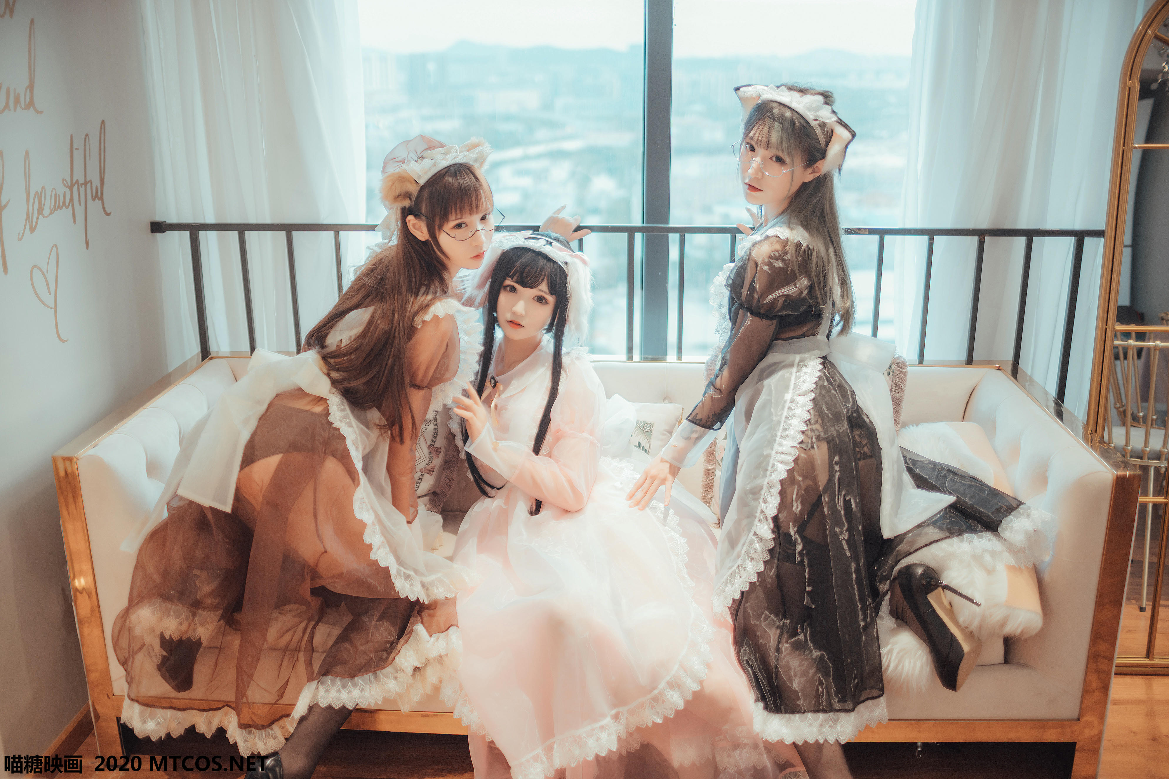 [喵糖映画] VOL.146 三人女仆[33P／430M]_第2集