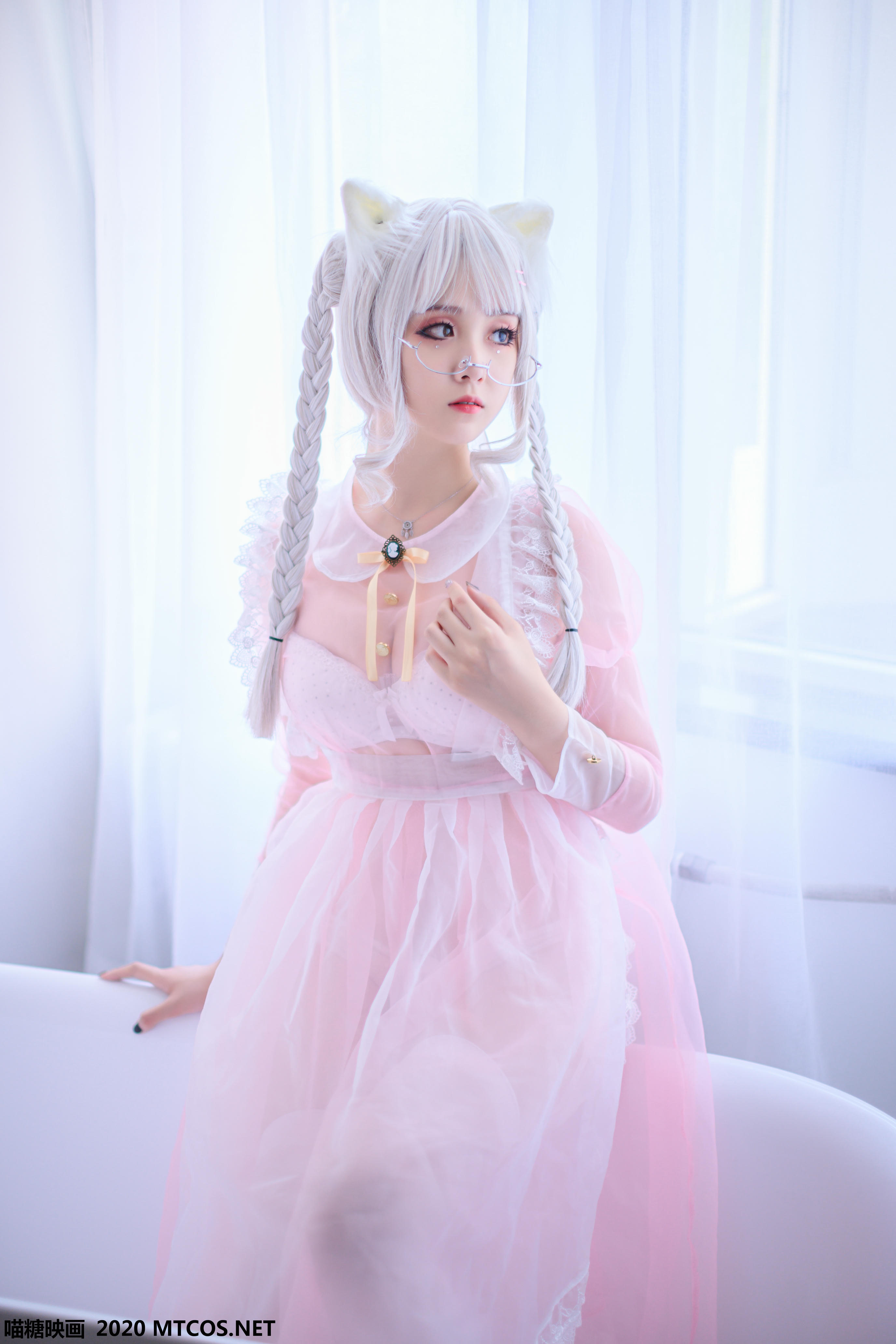 [喵糖映画] VOL.149 粉色透明女仆[21P／502M]_第1集