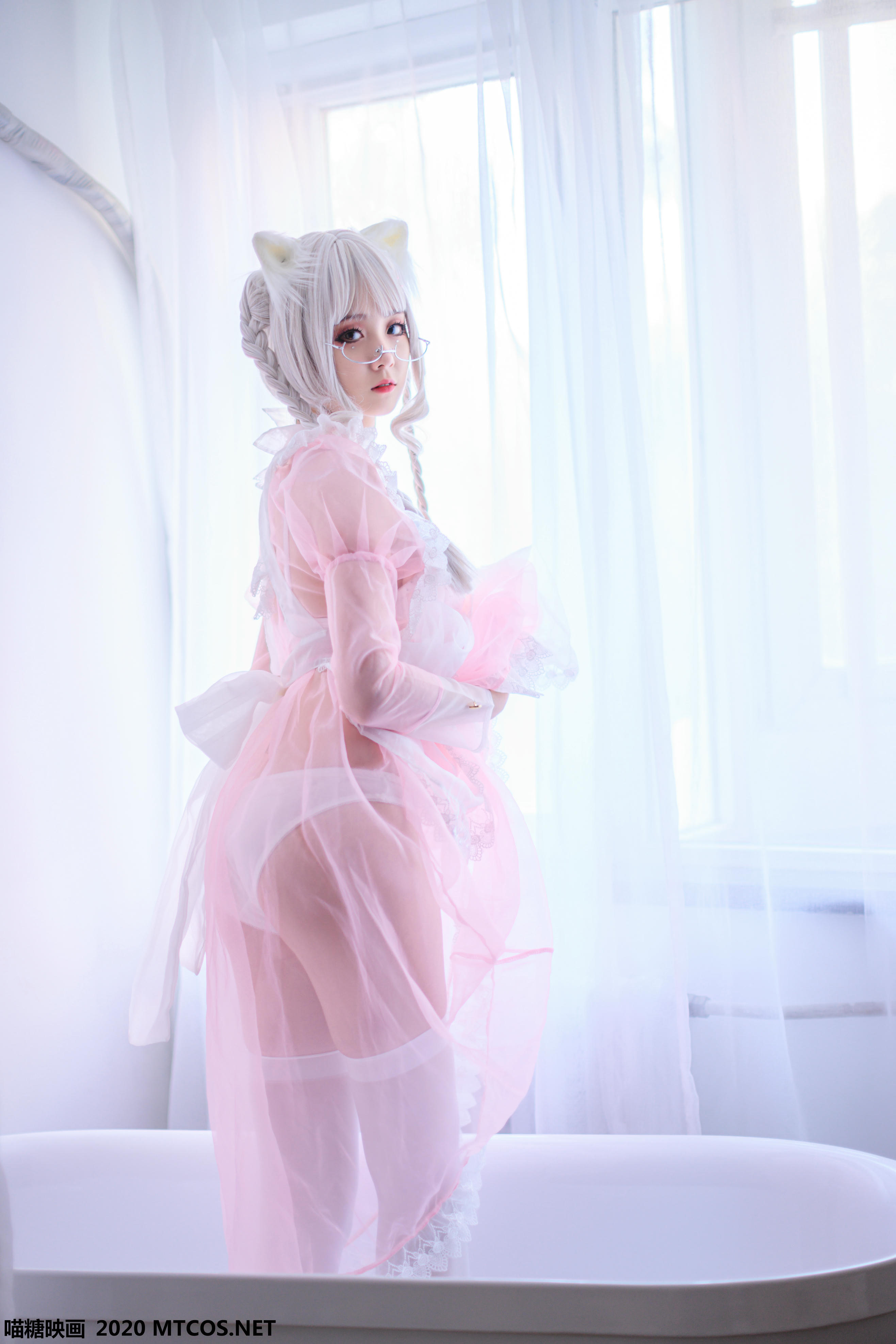 [喵糖映画] VOL.149 粉色透明女仆[21P／502M]_第1集