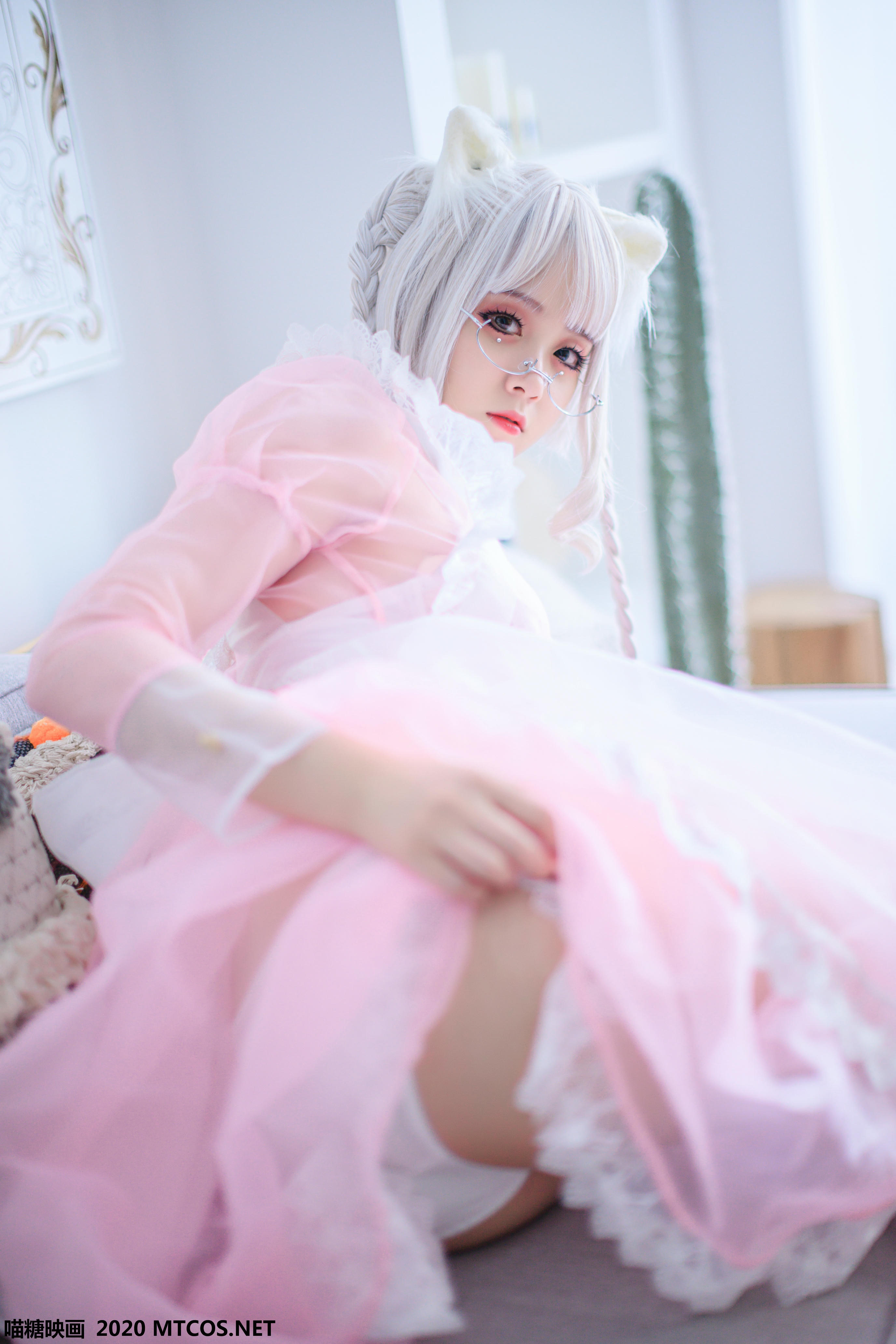 [喵糖映画] VOL.149 粉色透明女仆[21P／502M]_第1集