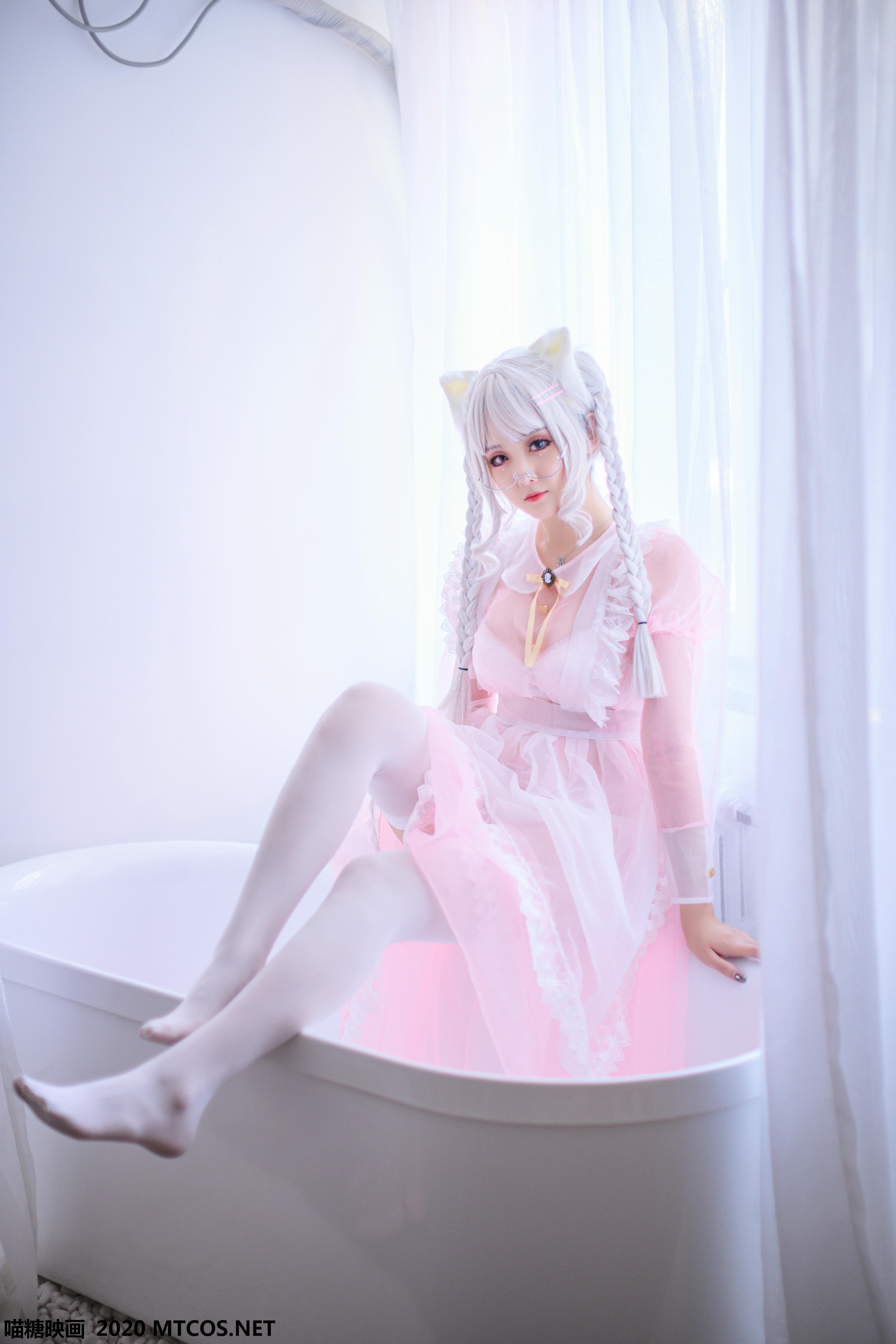 [喵糖映画] VOL.149 粉色透明女仆[21P／502M]_第1集