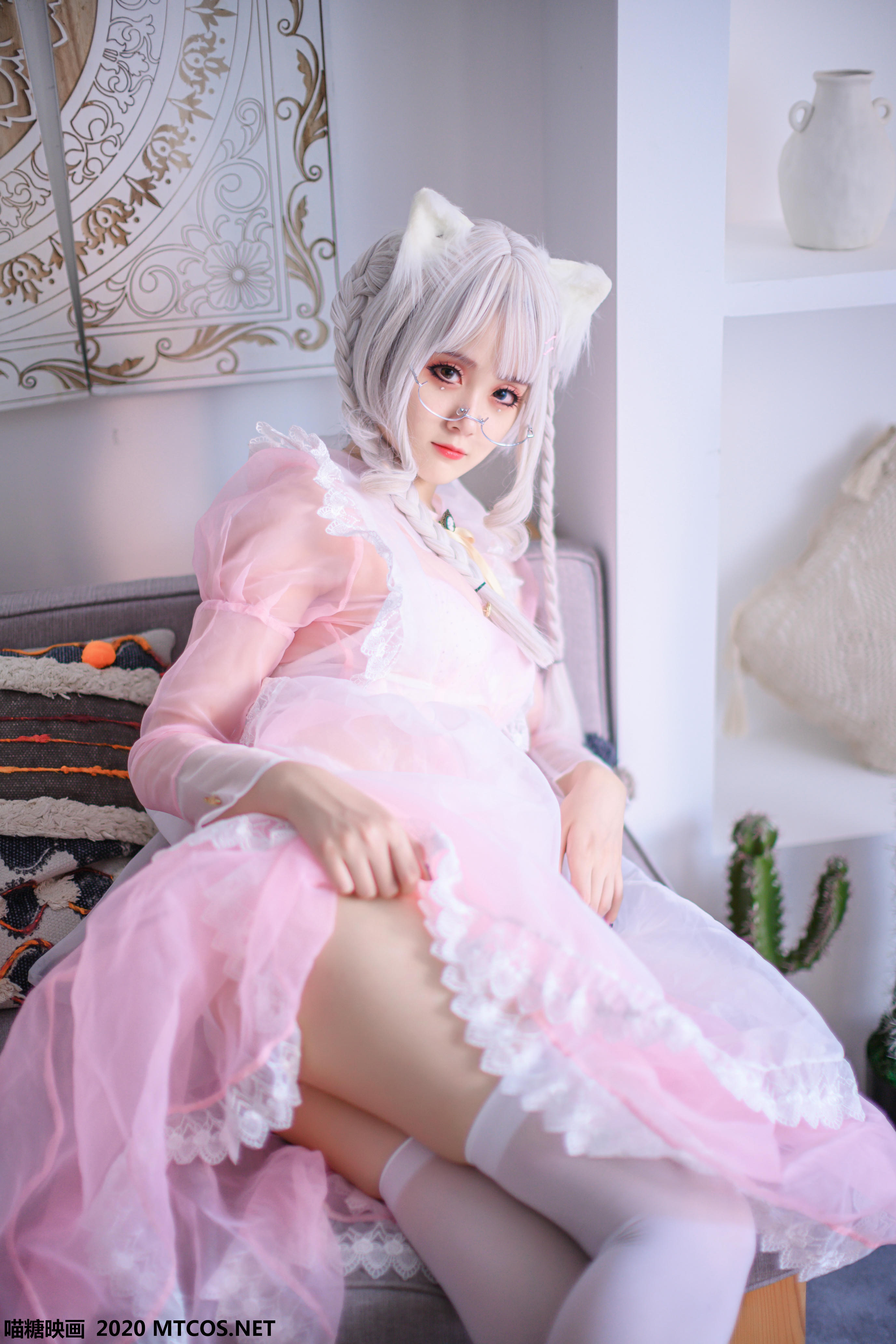 [喵糖映画] VOL.149 粉色透明女仆[21P／502M]_第1集