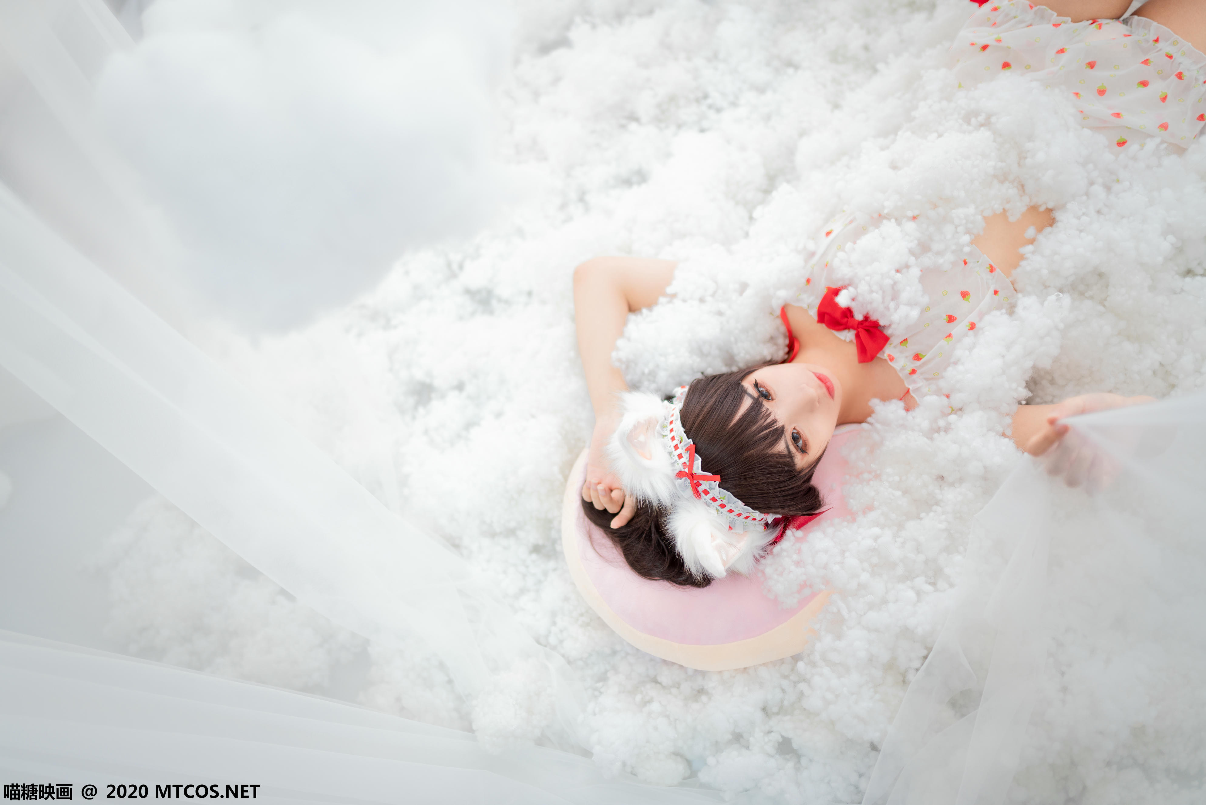 [喵糖映画] VOL.155 草莓印花小夜衣[45P／478M]_第1集