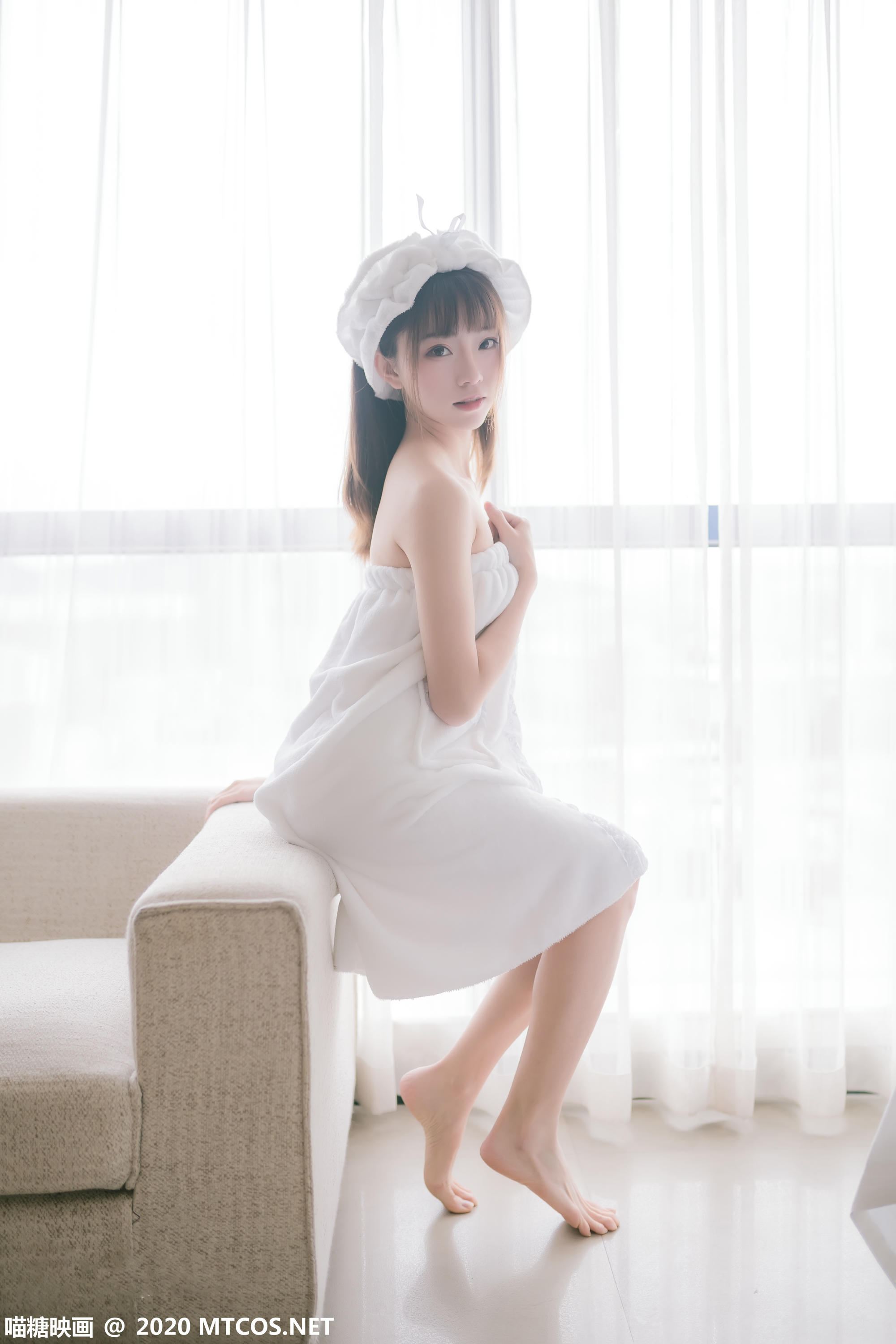 [喵糖映画] VOL.158 纯白浴巾[44P／289M]_第2集