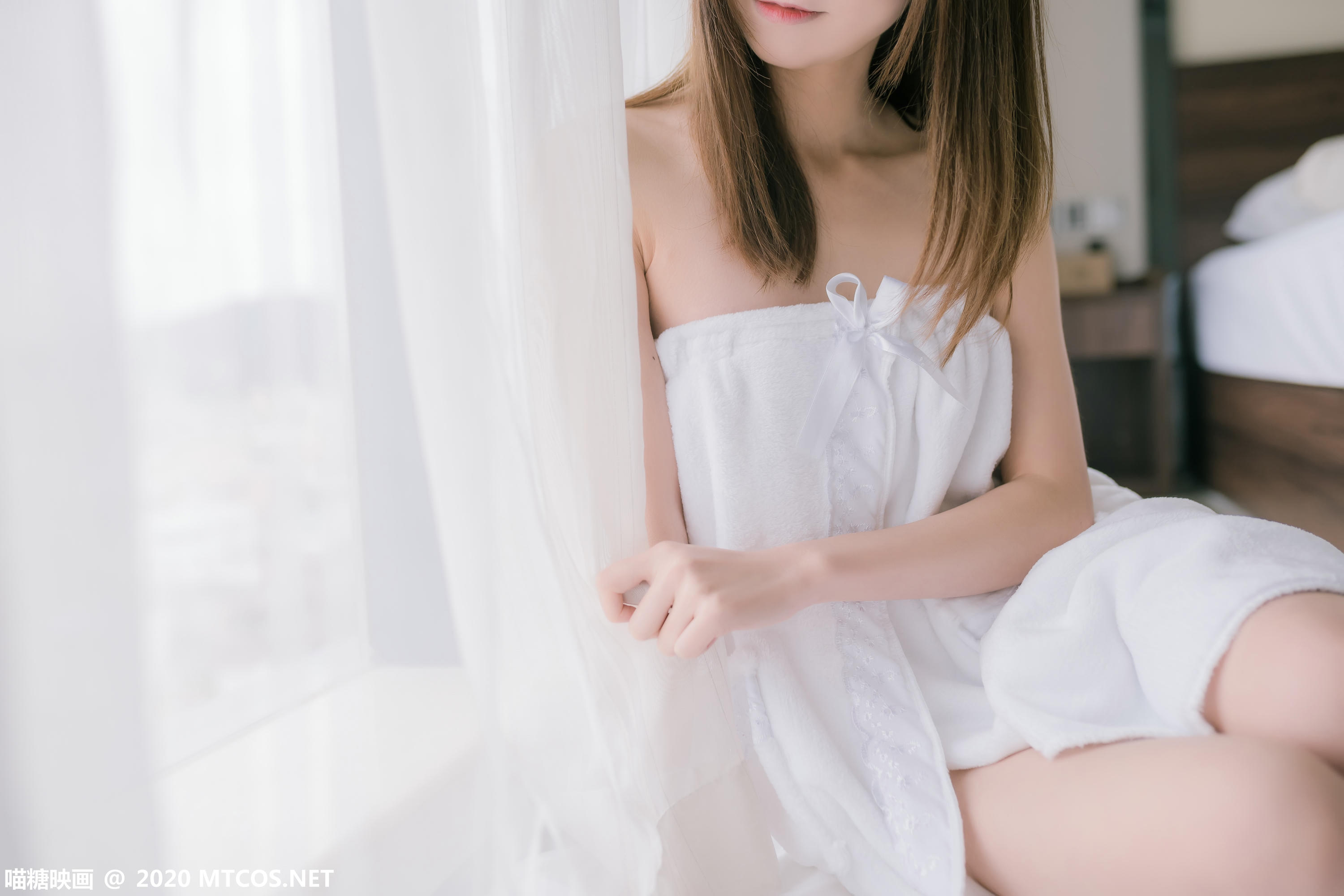 [喵糖映画] VOL.158 纯白浴巾[44P／289M]_第3集