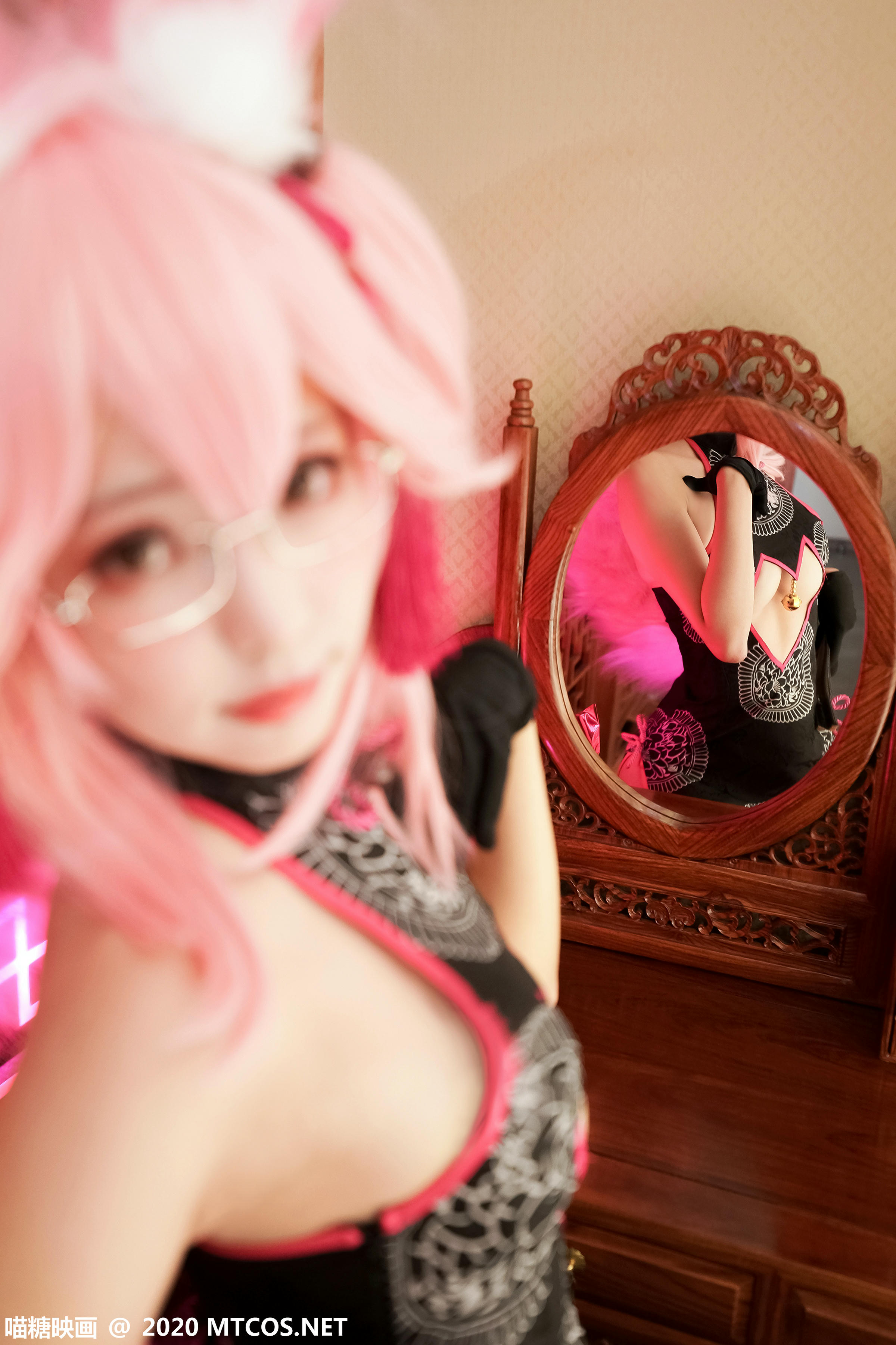 [喵糖映画] HML.024 玉藻狐旗袍[33P／558MB]_第1集