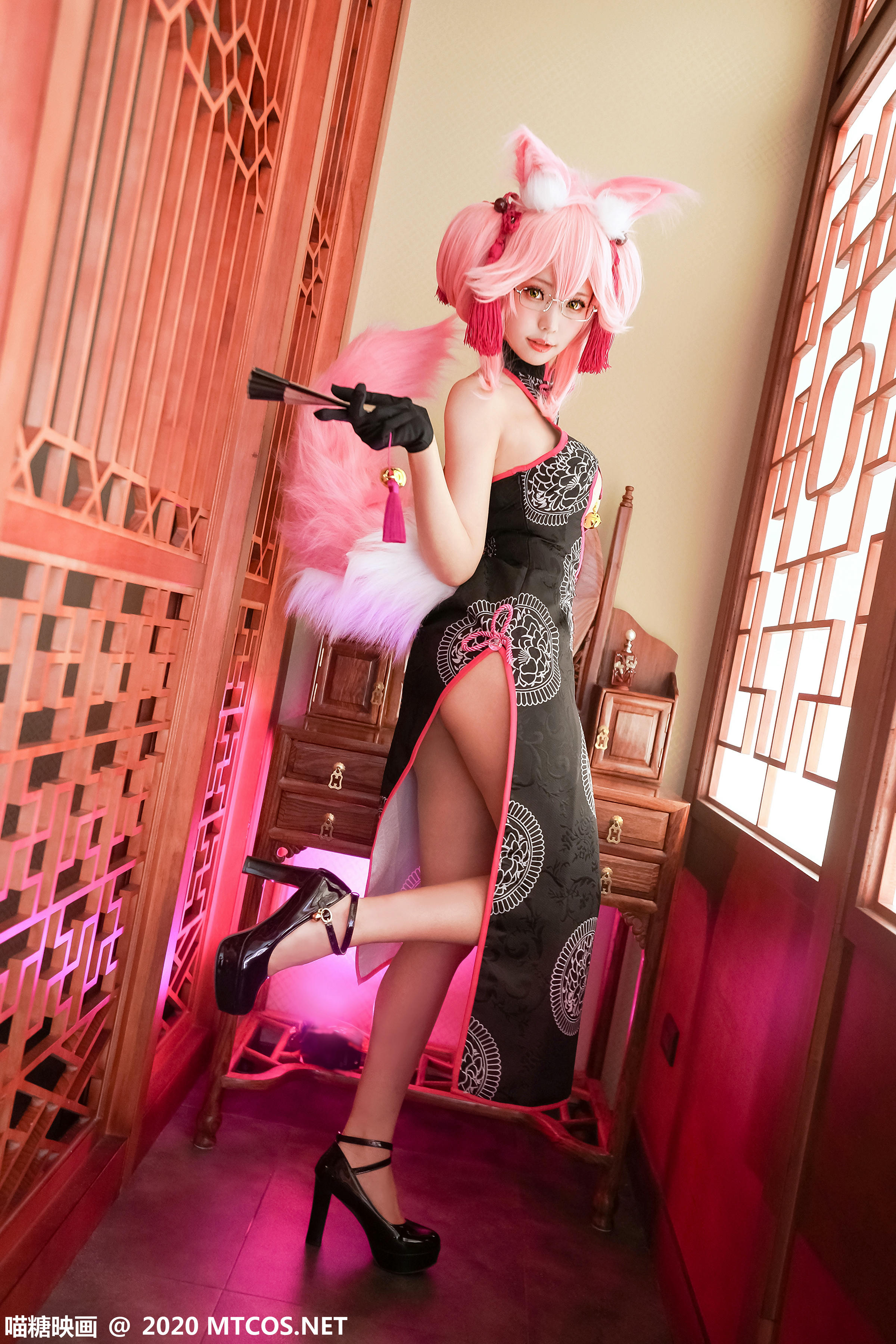 [喵糖映画] HML.024 玉藻狐旗袍[33P／558MB]_第1集