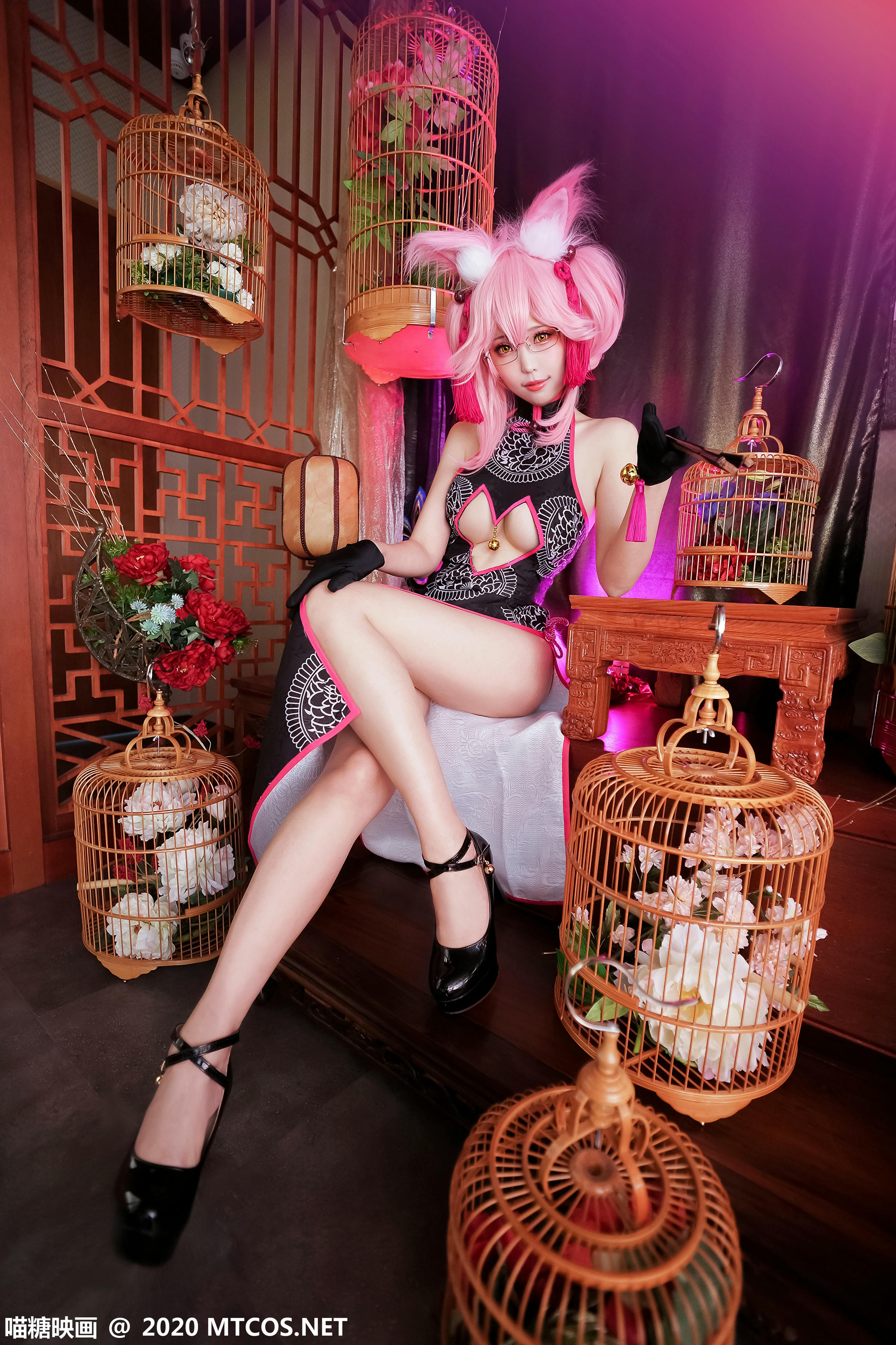 [喵糖映画] HML.024 玉藻狐旗袍[33P／558MB]_第1集