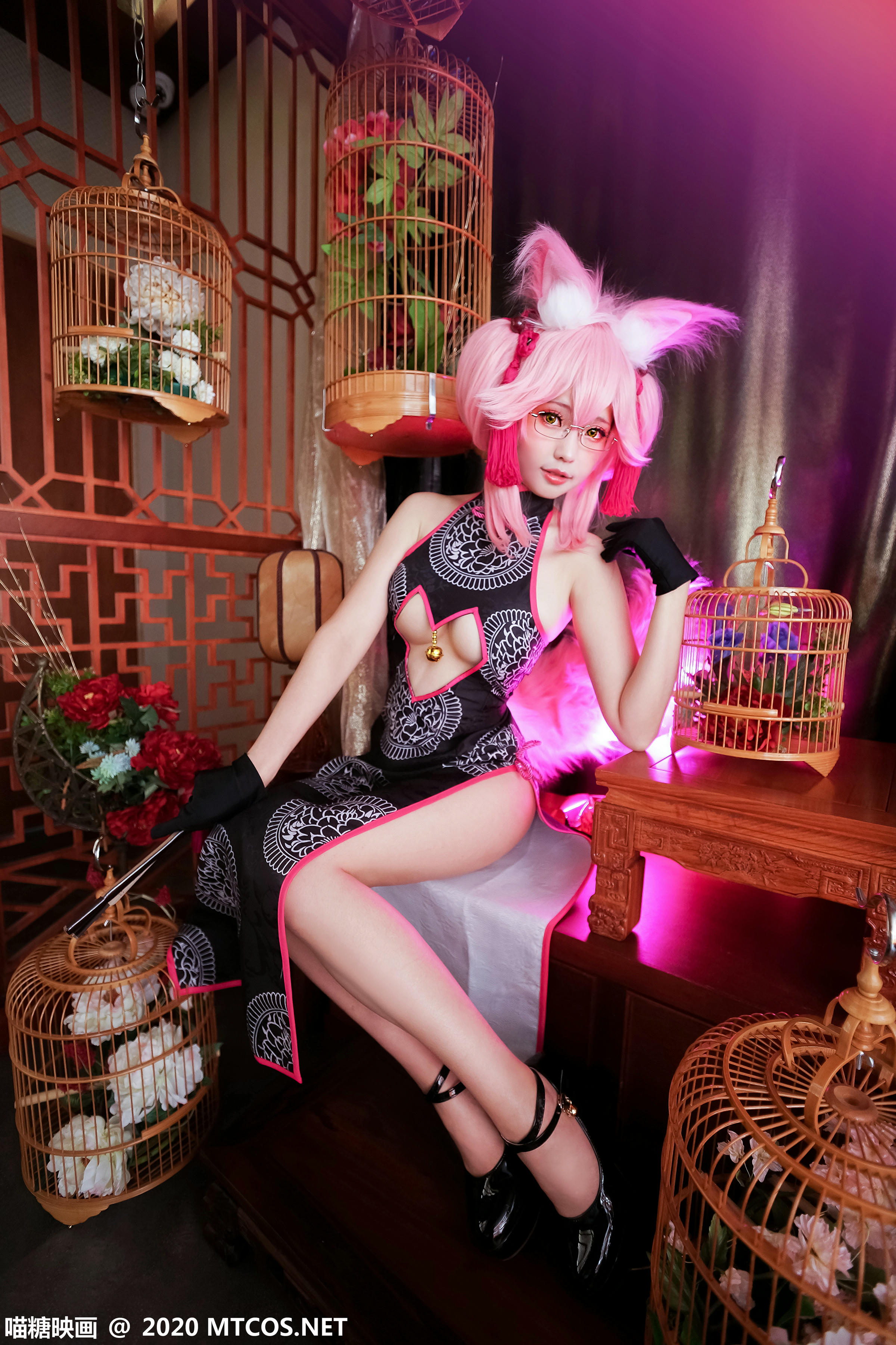 [喵糖映画] HML.024 玉藻狐旗袍[33P／558MB]_第1集