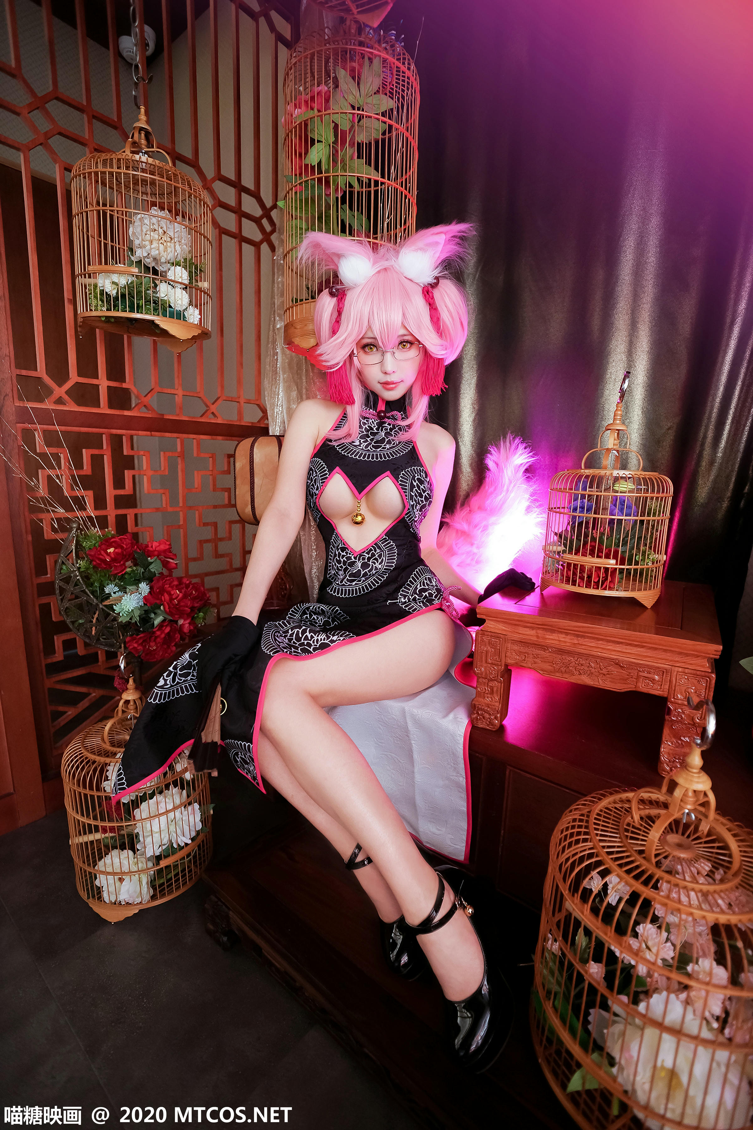 [喵糖映画] HML.024 玉藻狐旗袍[33P／558MB]_第1集