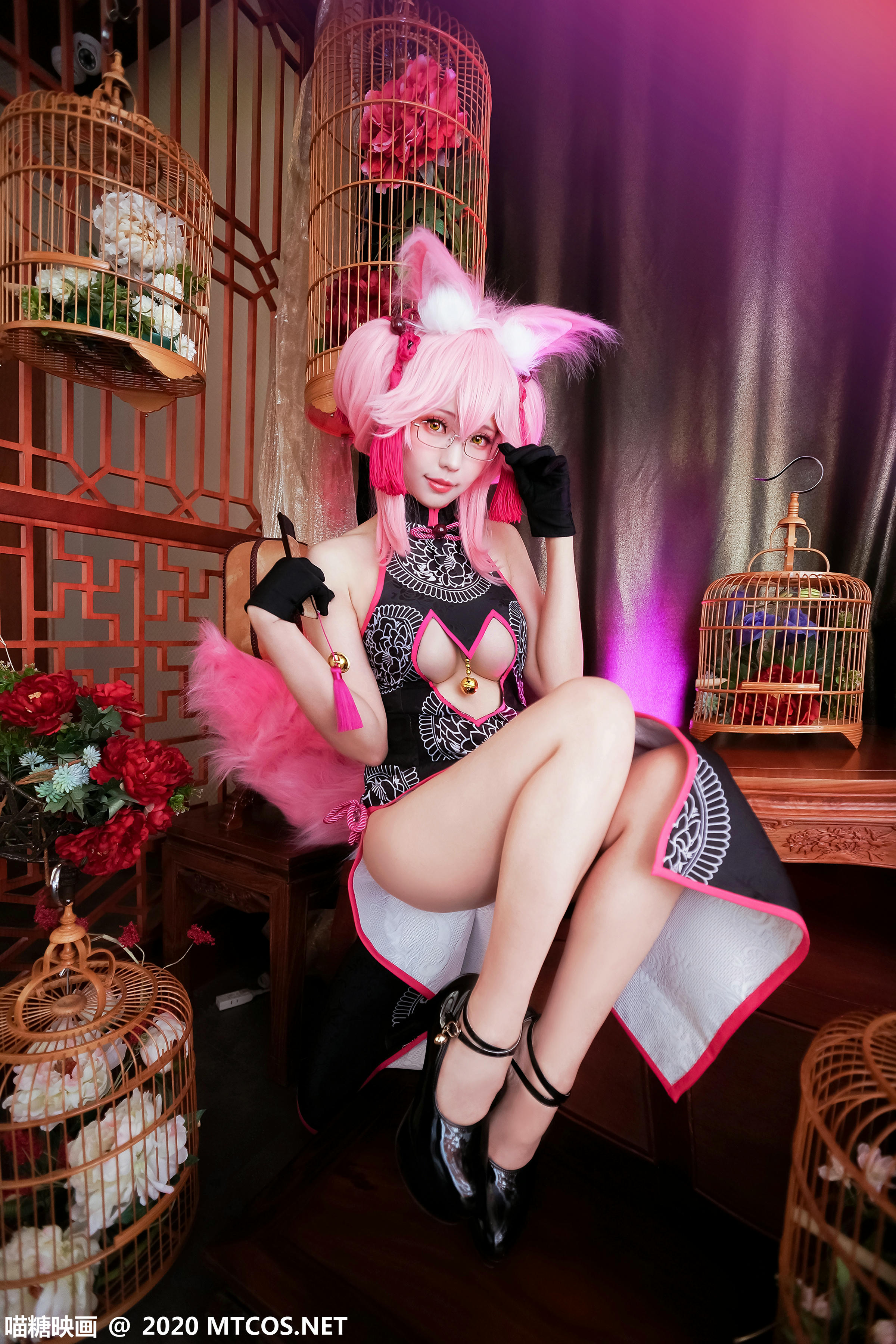 [喵糖映画] HML.024 玉藻狐旗袍[33P／558MB]_第2集