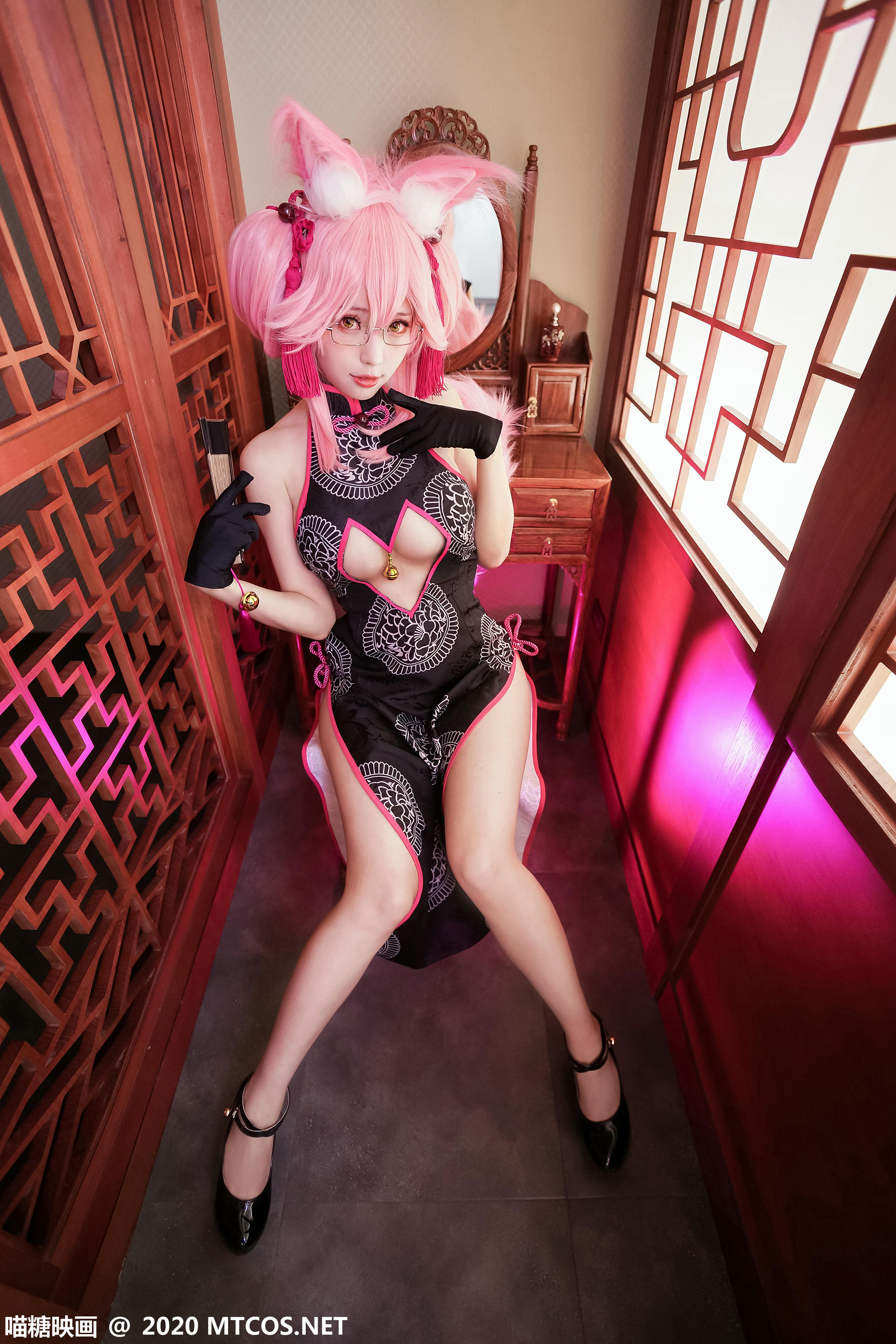 [喵糖映画] HML.024 玉藻狐旗袍[33P／558MB]_第1集