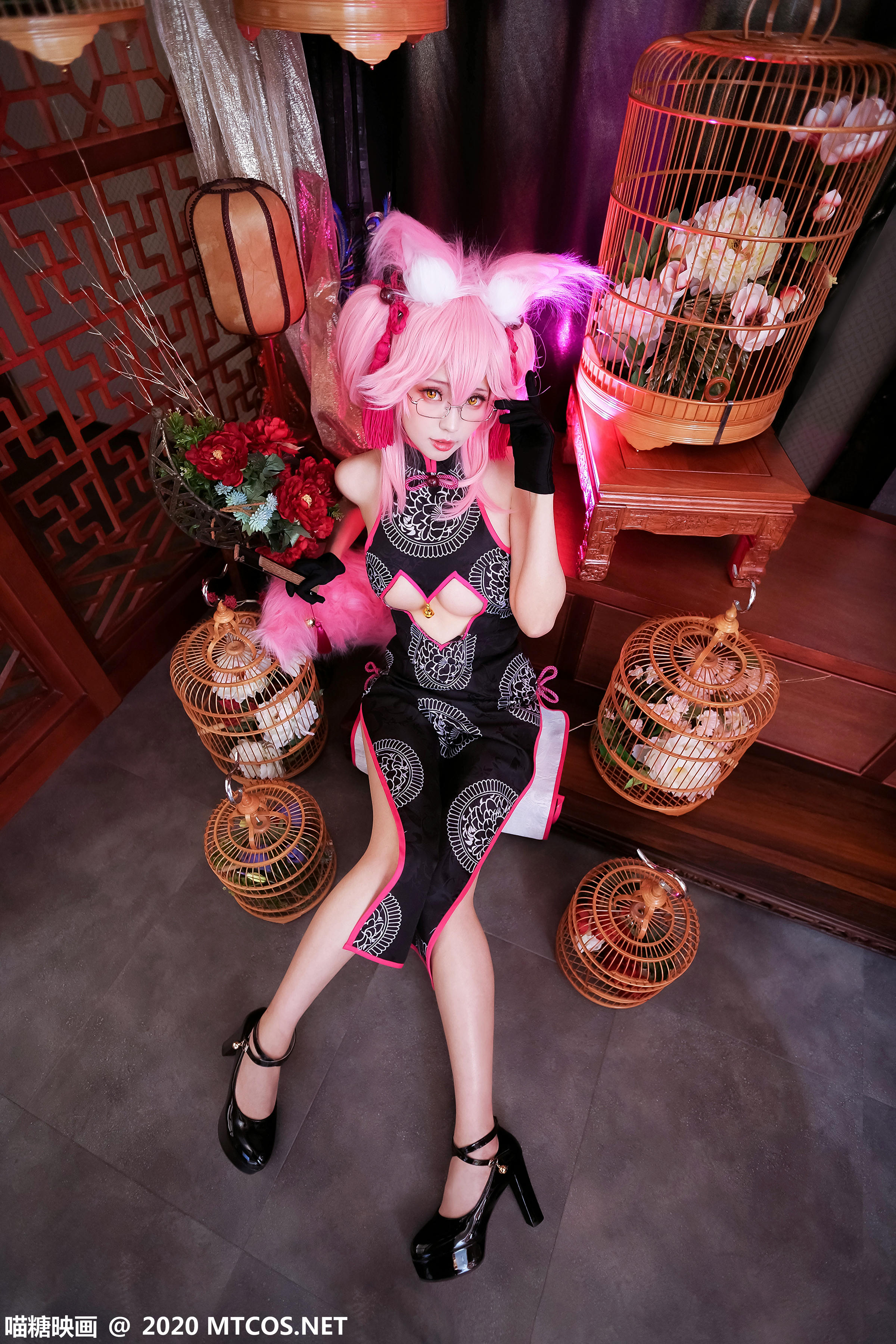 [喵糖映画] HML.024 玉藻狐旗袍[33P／558MB]_第2集