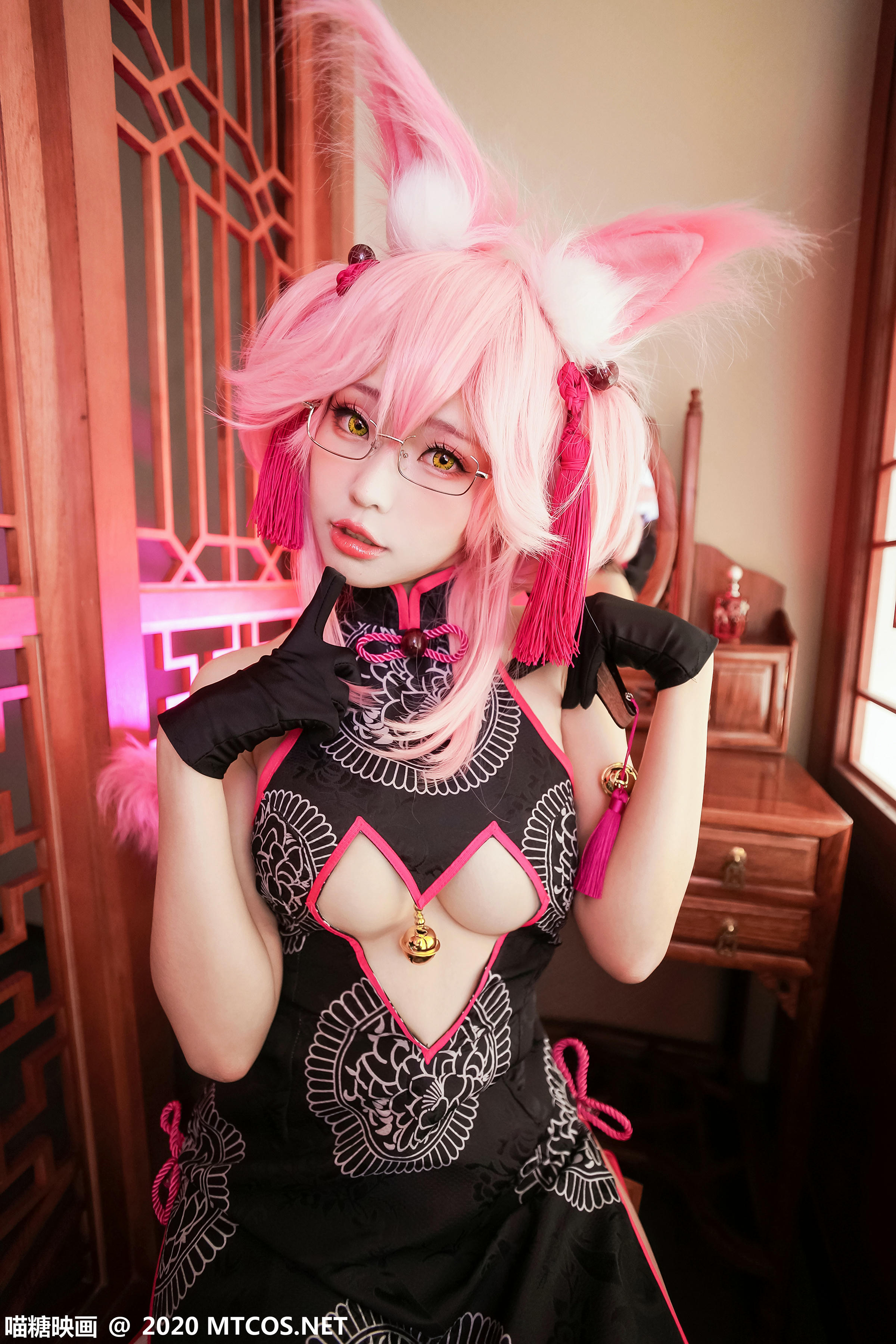 [喵糖映画] HML.024 玉藻狐旗袍[33P／558MB]_第1集