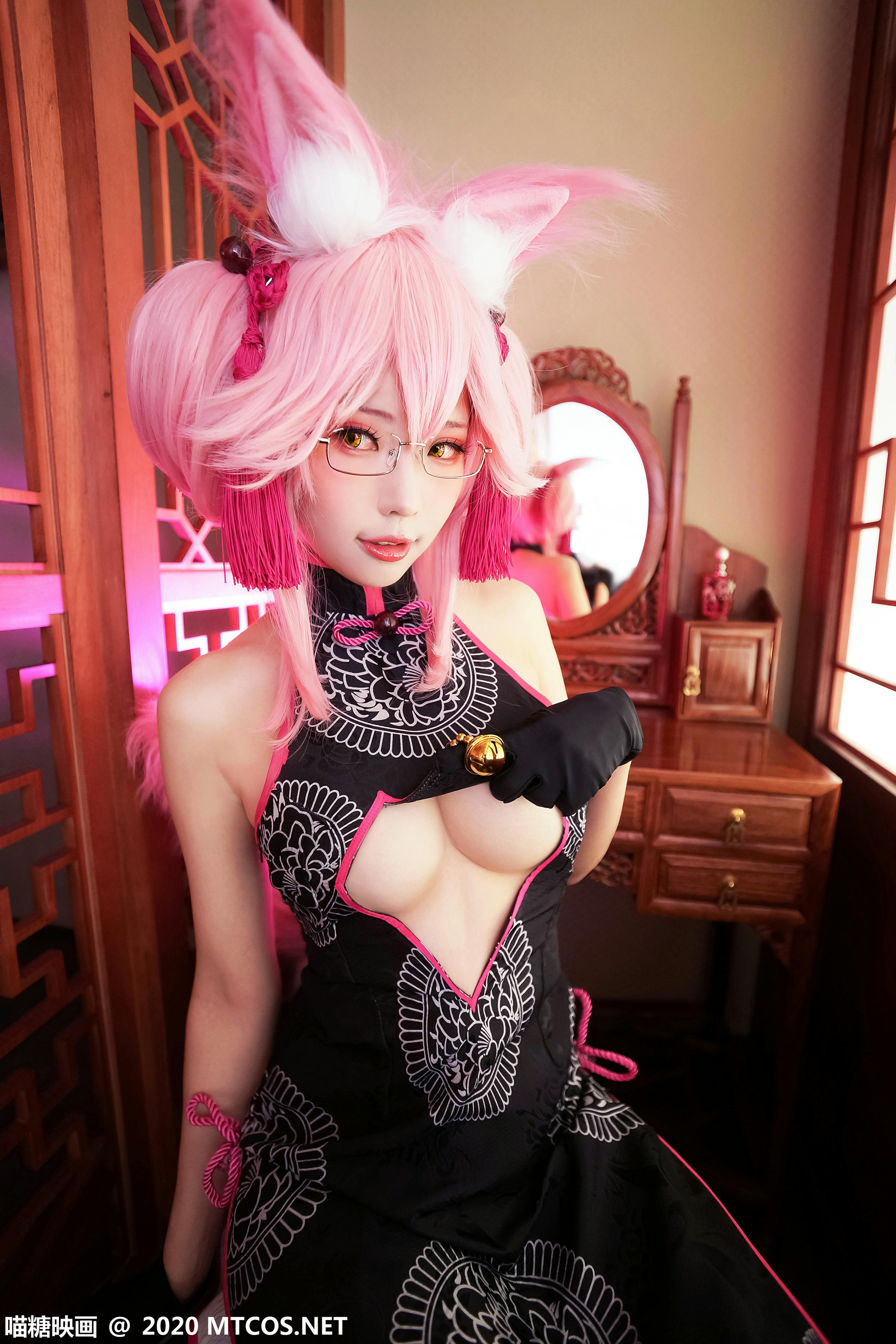 [喵糖映画] HML.024 玉藻狐旗袍[33P／558MB]_第1集