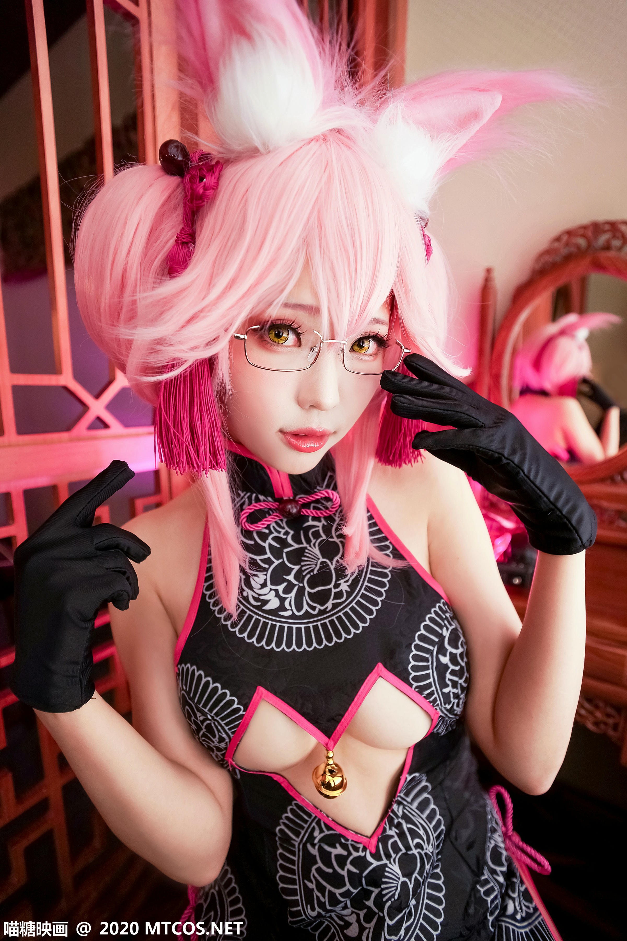 [喵糖映画] HML.024 玉藻狐旗袍[33P／558MB]_第1集