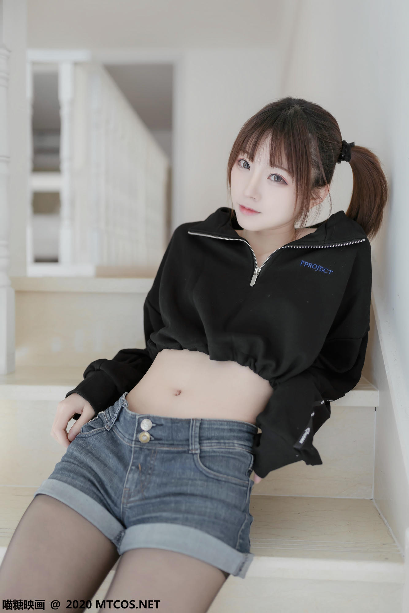 [喵糖映画] VOL.166 单马尾女孩[41P／174M]_第1集