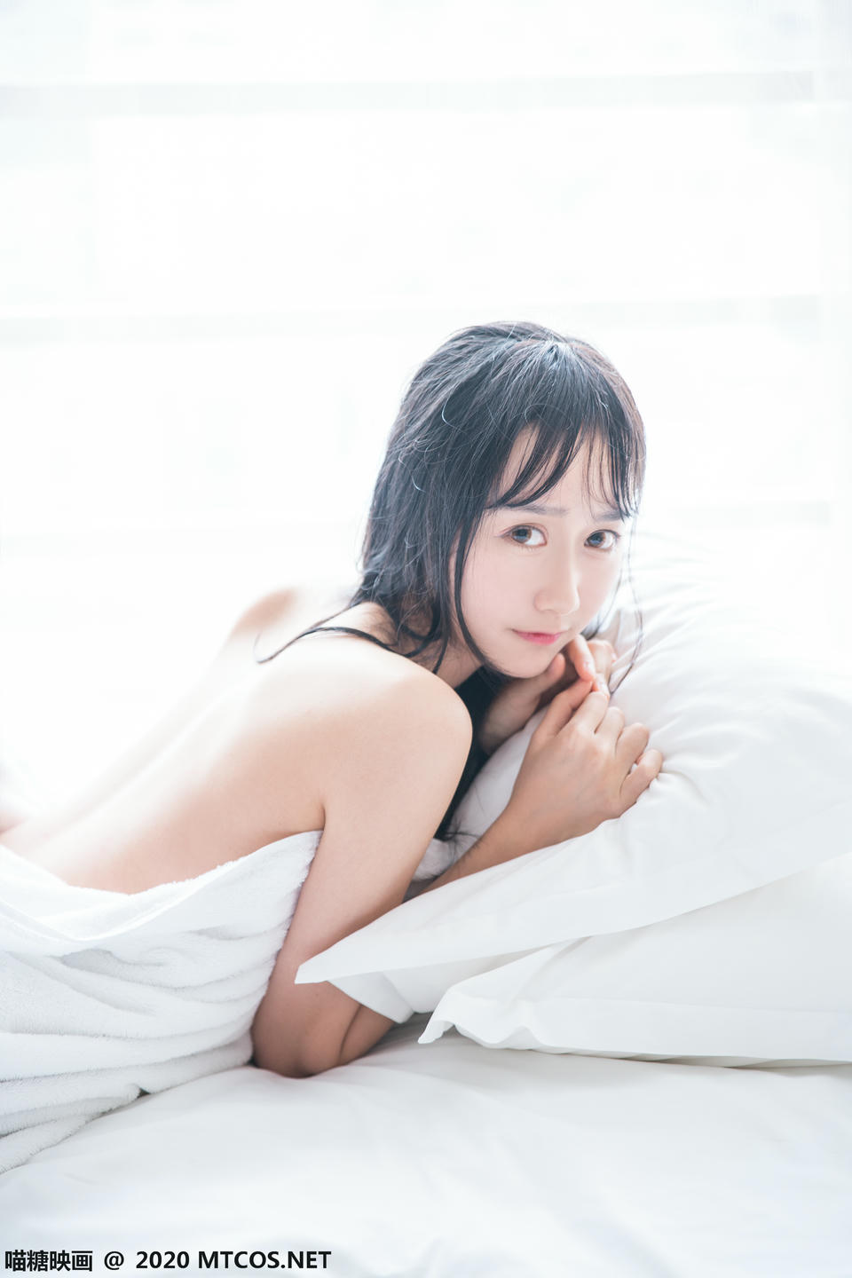 [喵糖映画] VOL.174 纯白浴巾[58P／161M]_第3集