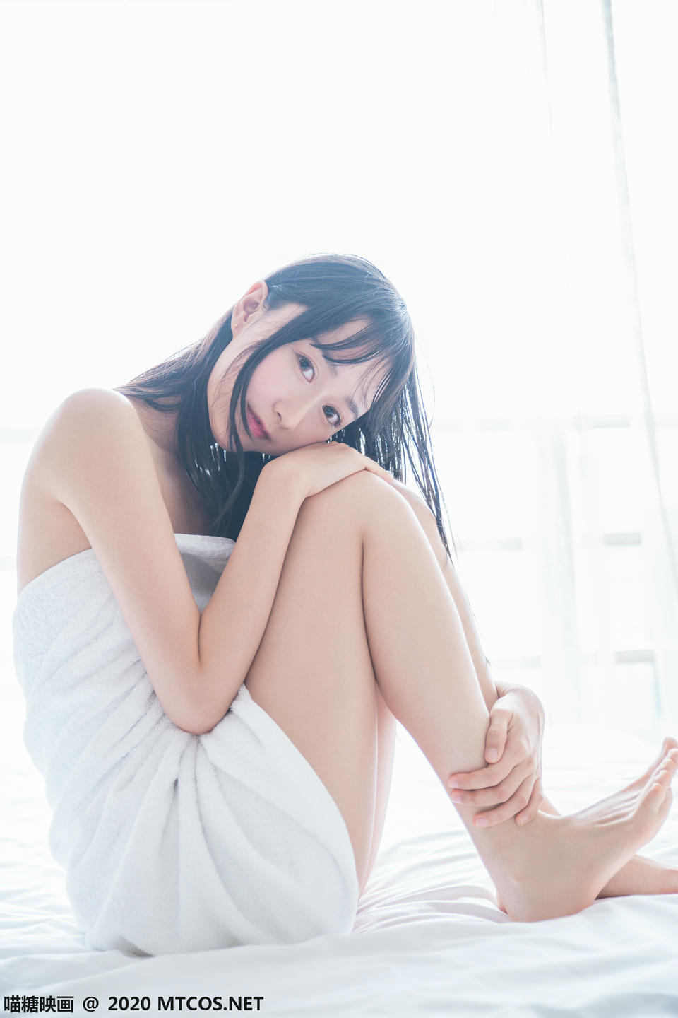 [喵糖映画] VOL.174 纯白浴巾[58P／161M]_第3集