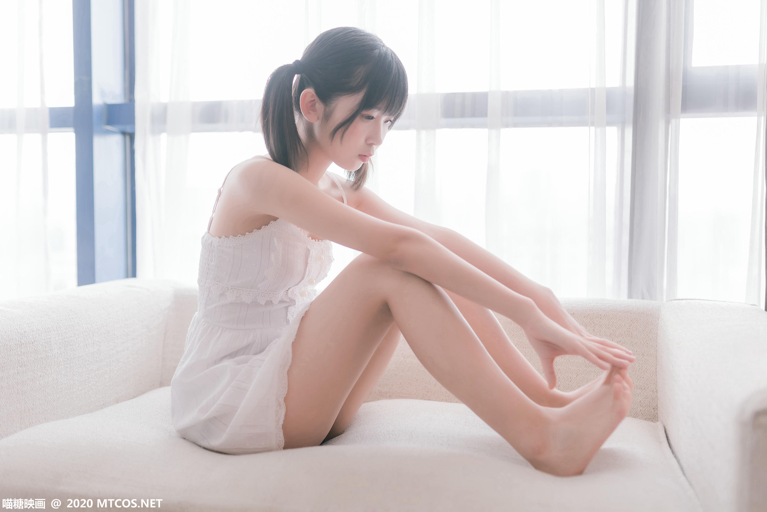 [喵糖映画] VOL.177 白裙少女[47P／233M]_第1集