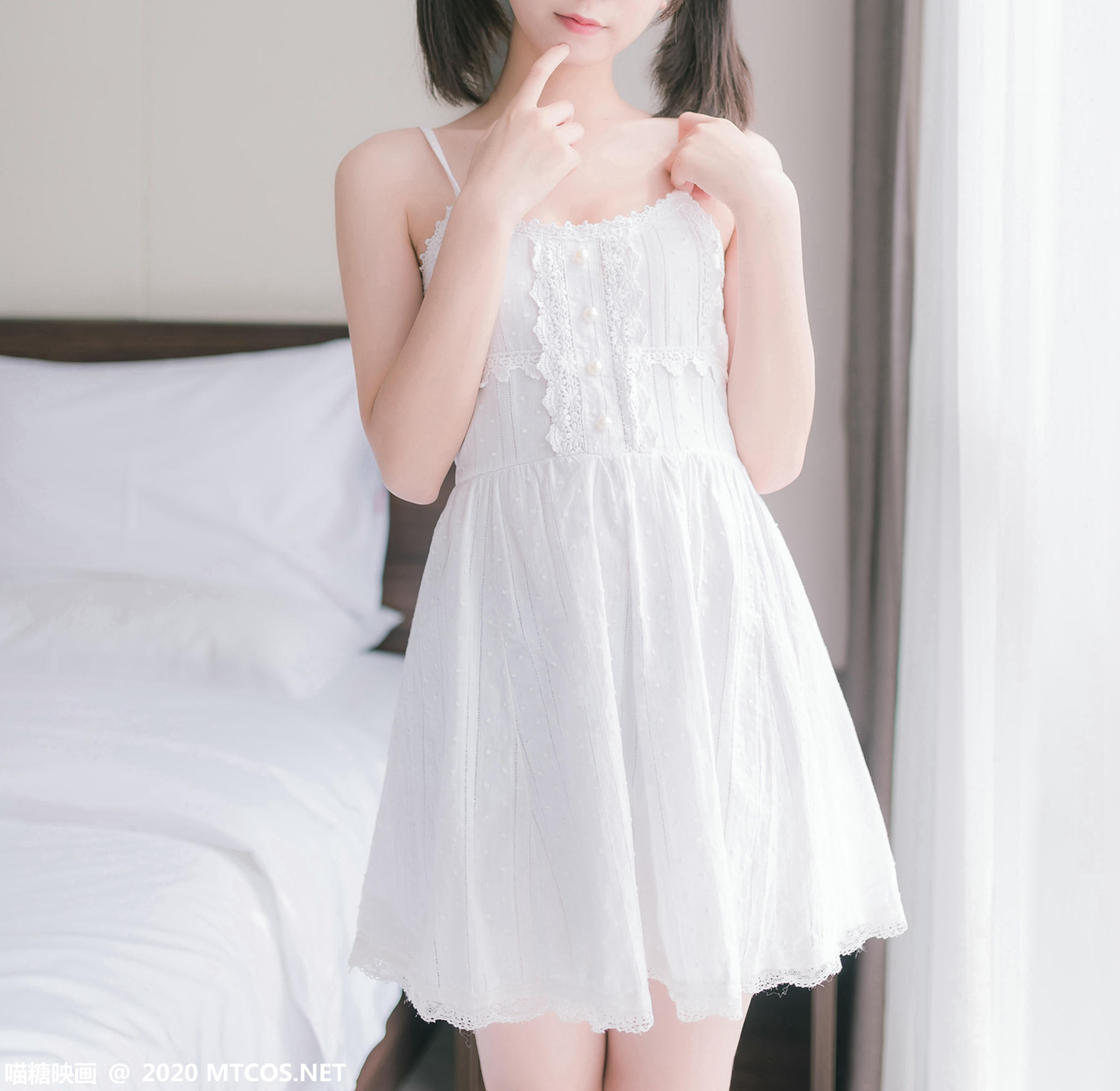 [喵糖映画] VOL.177 白裙少女[47P／233M]_第1集